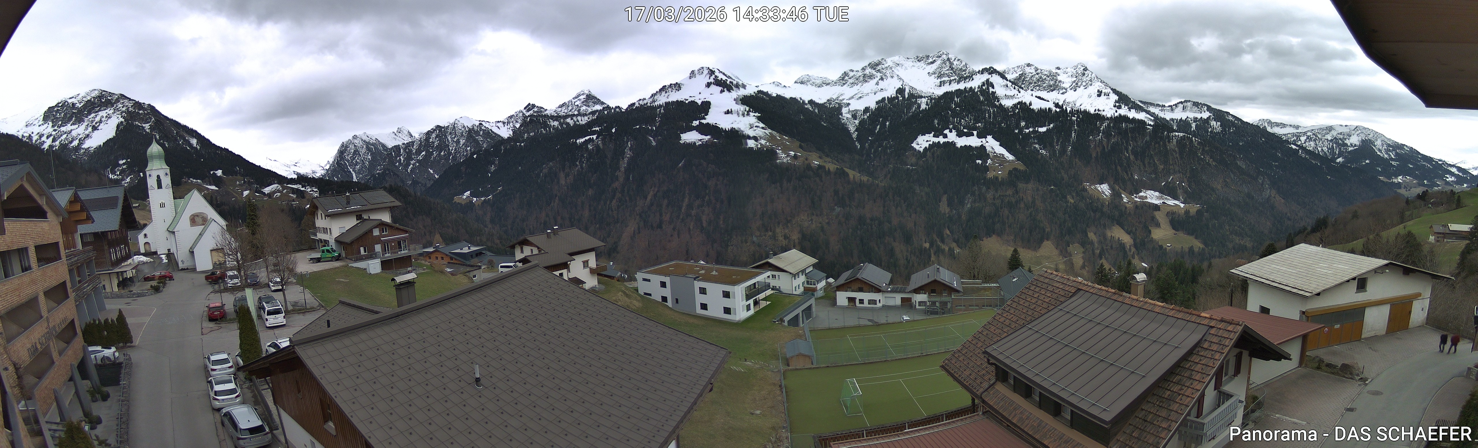 Archiv Foto Webcam Blick Dorf Fontanella