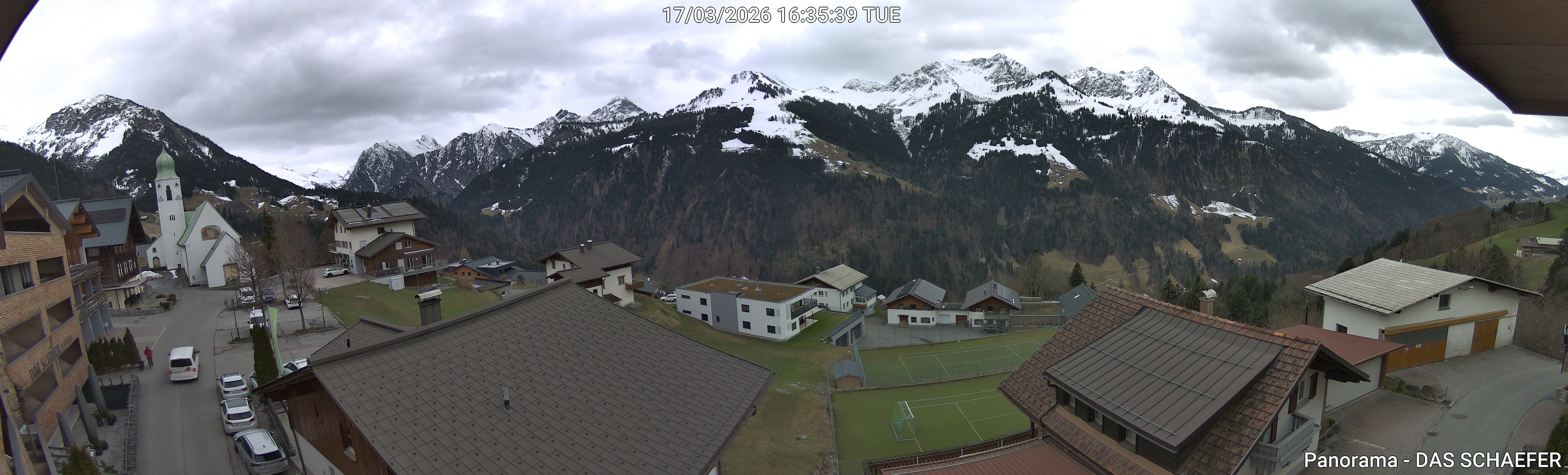 Archiv Foto Webcam Blick Dorf Fontanella