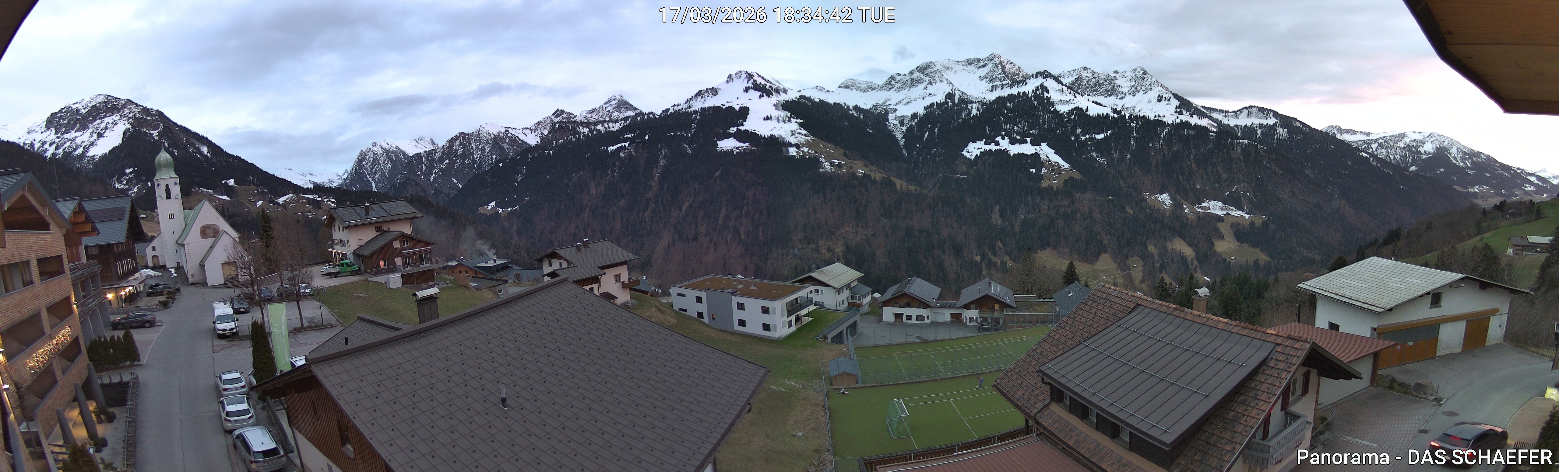 Archiv Foto Webcam Blick Dorf Fontanella
