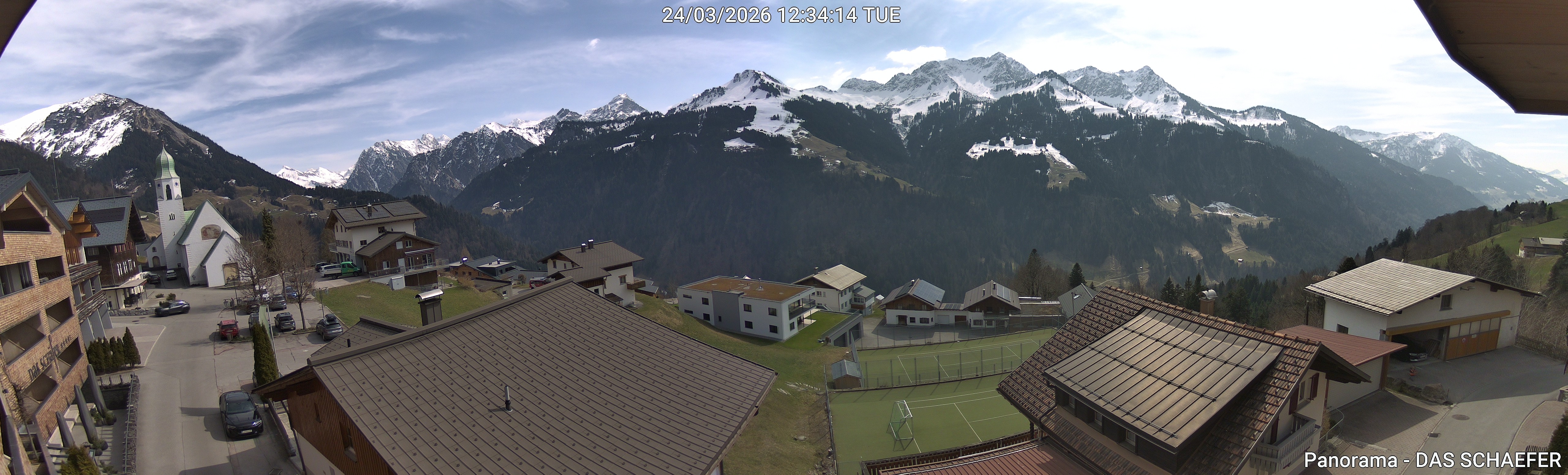 Archiv Foto Webcam Blick Dorf Fontanella