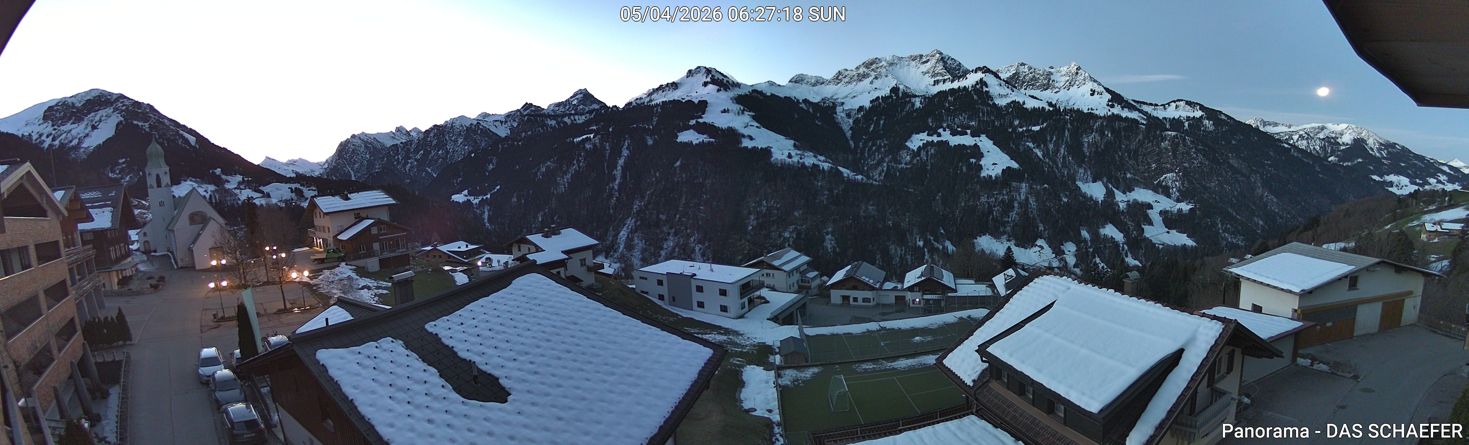 Archiv Foto Webcam Blick Dorf Fontanella