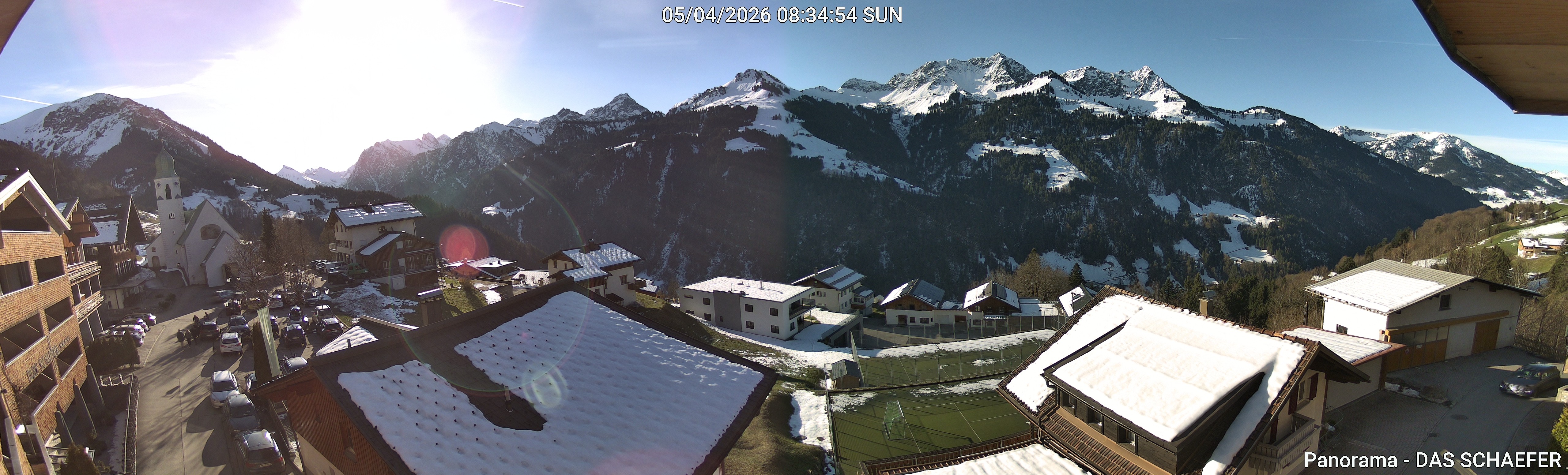 Archiv Foto Webcam Blick Dorf Fontanella