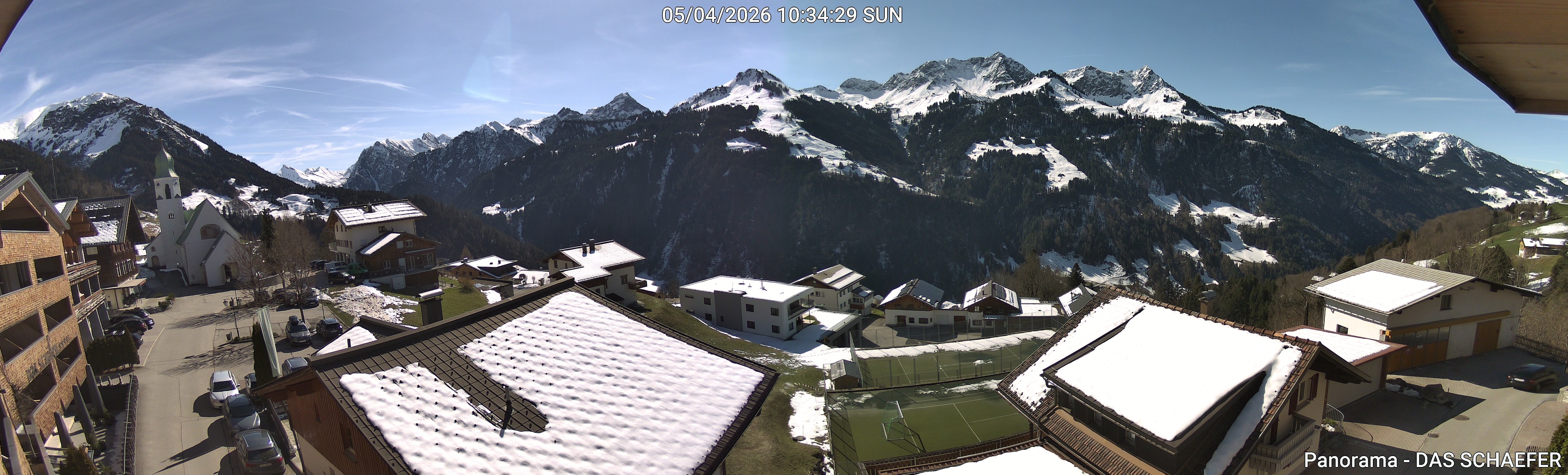 Archiv Foto Webcam Blick Dorf Fontanella