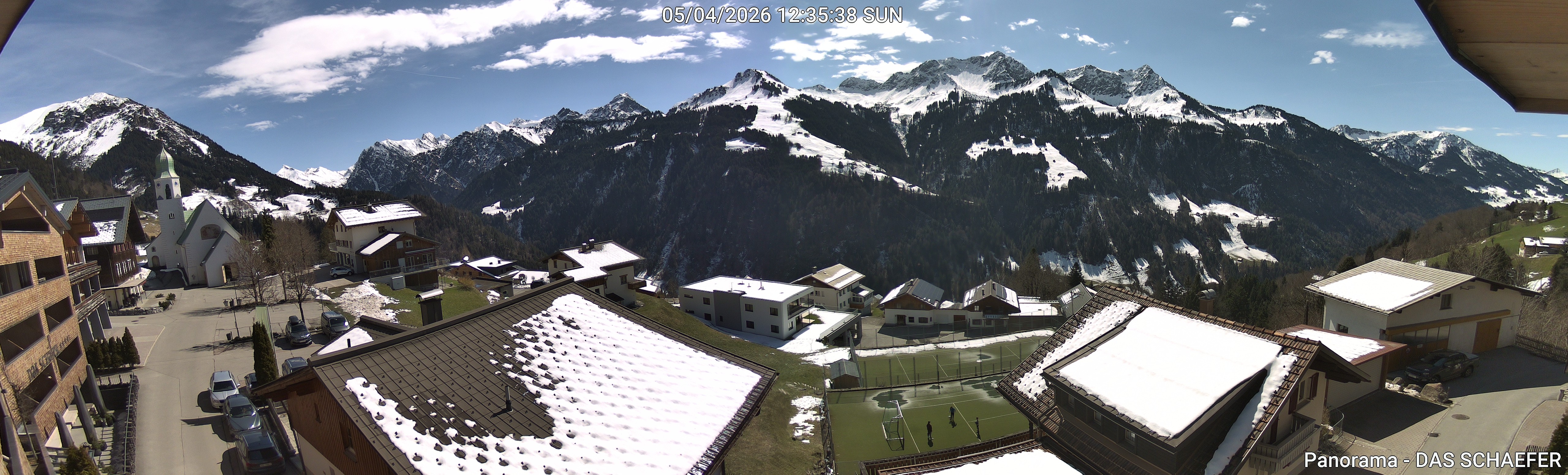 Archiv Foto Webcam Blick Dorf Fontanella