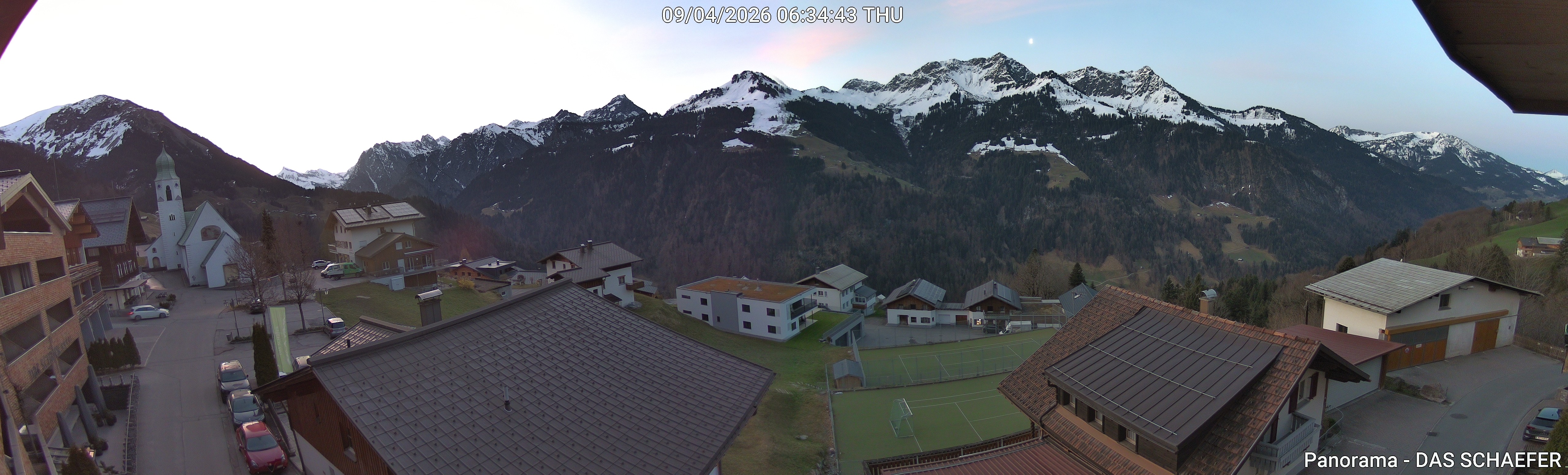Archiv Foto Webcam Blick Dorf Fontanella