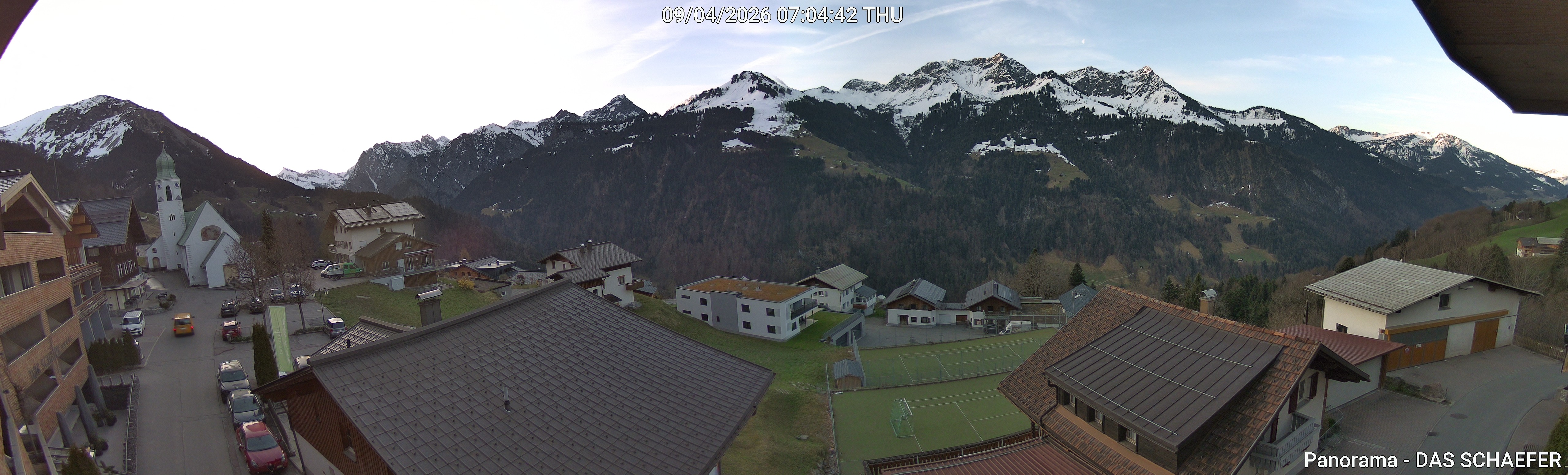 Archiv Foto Webcam Blick Dorf Fontanella