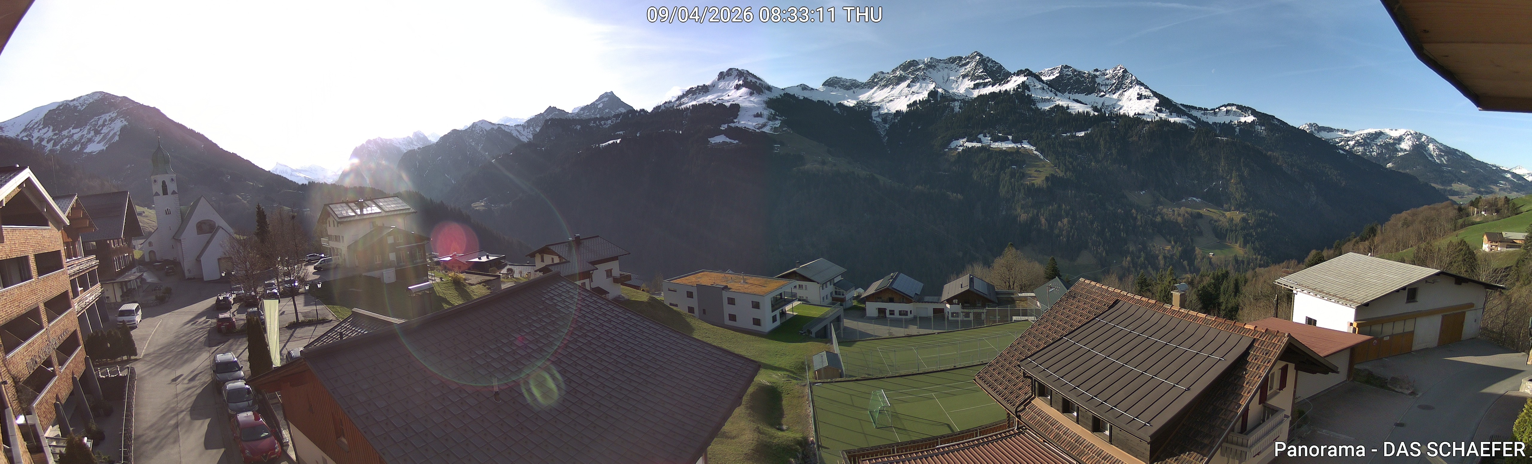 Archiv Foto Webcam Blick Dorf Fontanella
