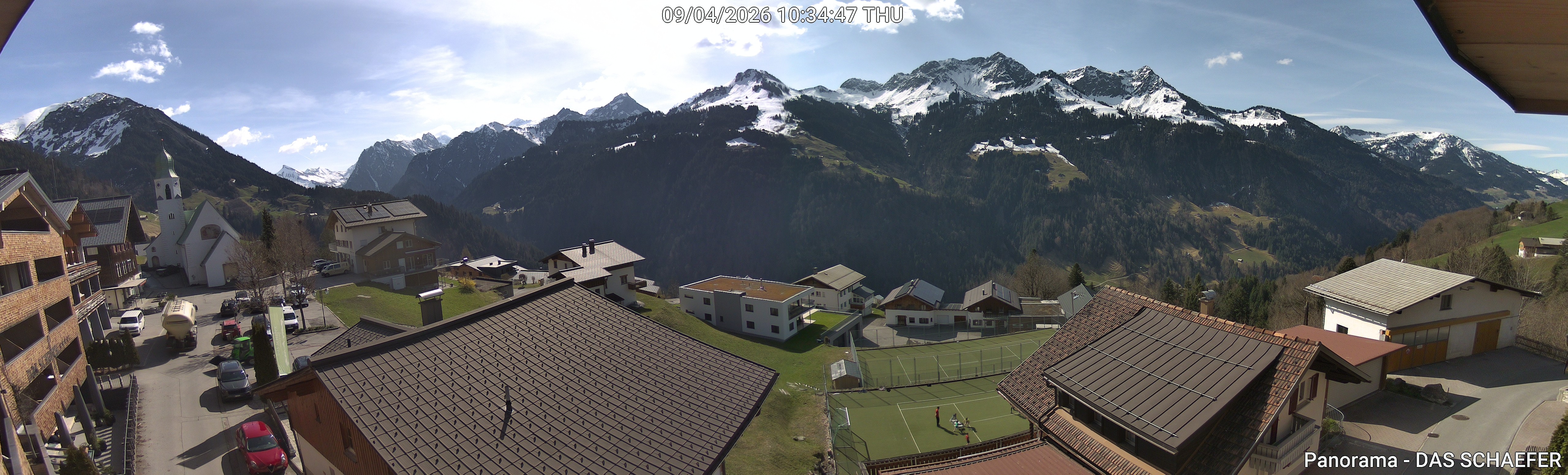 Archiv Foto Webcam Blick Dorf Fontanella