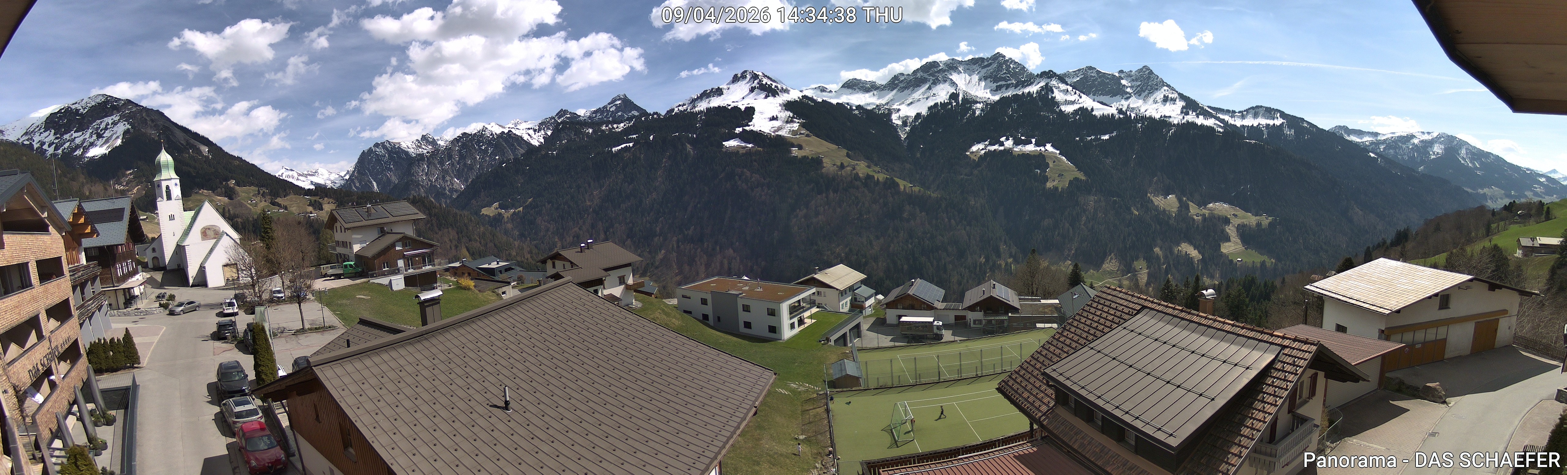 Archiv Foto Webcam Blick Dorf Fontanella