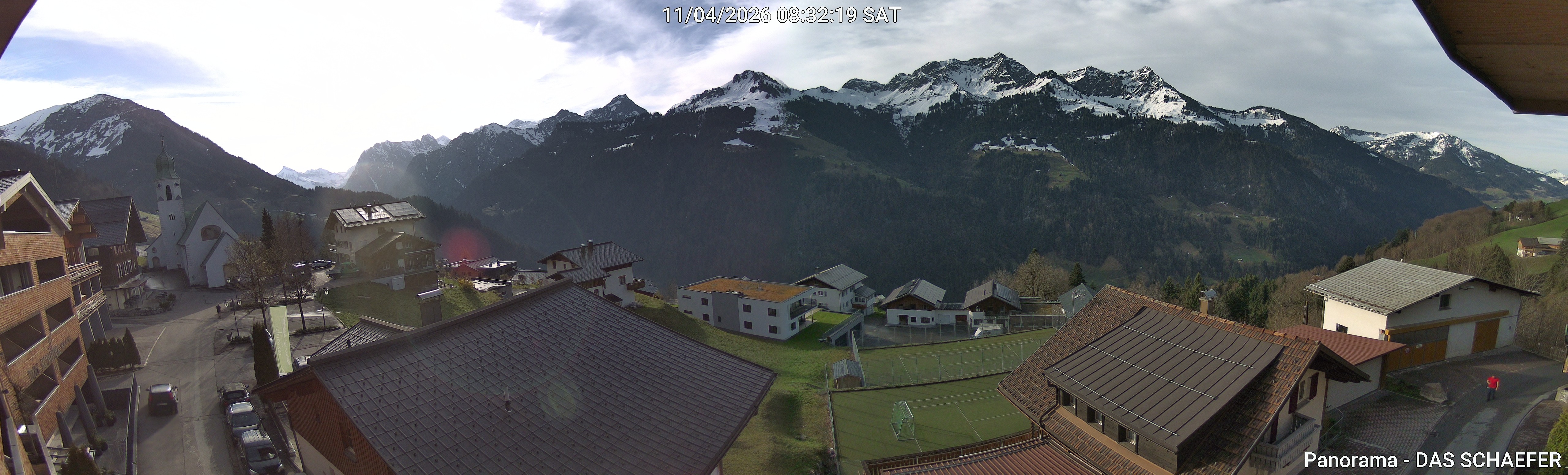 Archiv Foto Webcam Blick Dorf Fontanella