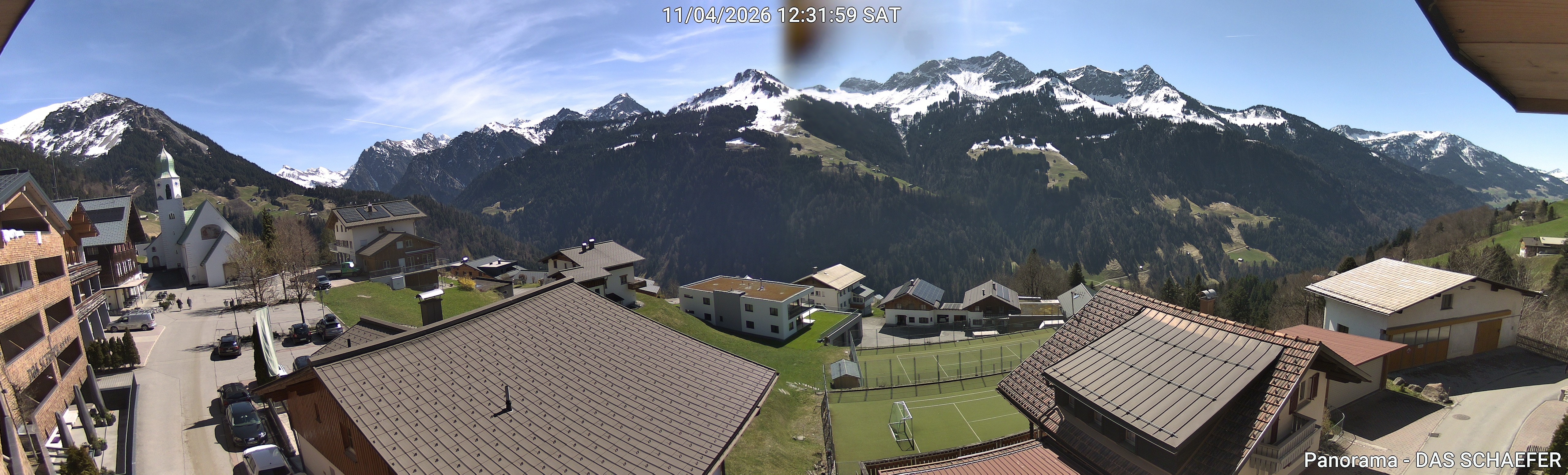 Archiv Foto Webcam Blick Dorf Fontanella