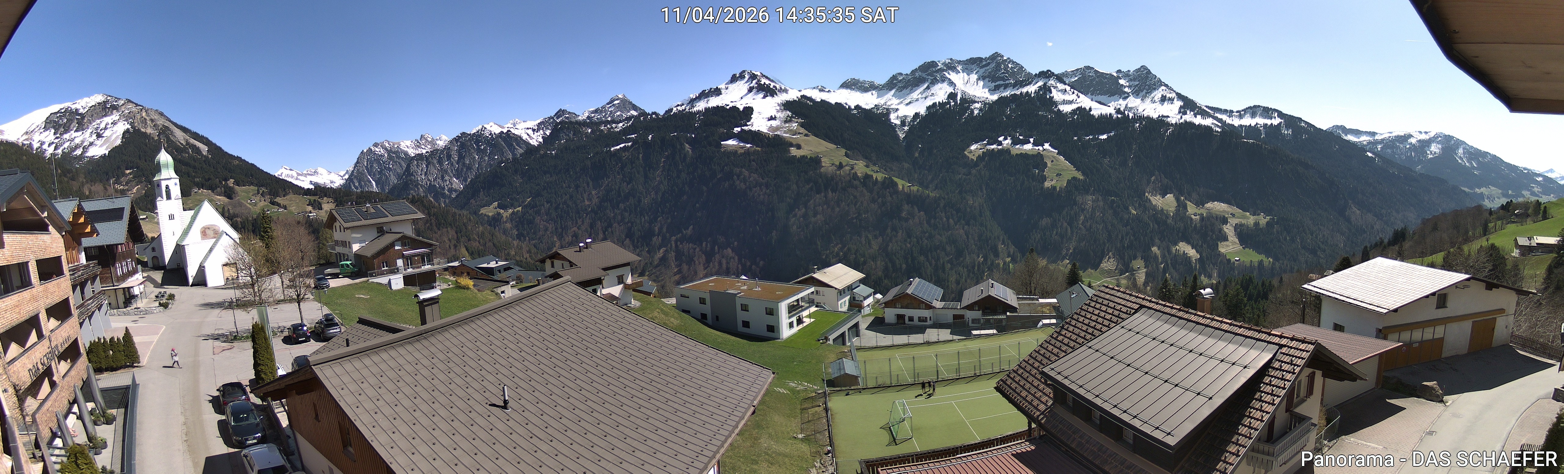 Archiv Foto Webcam Blick Dorf Fontanella