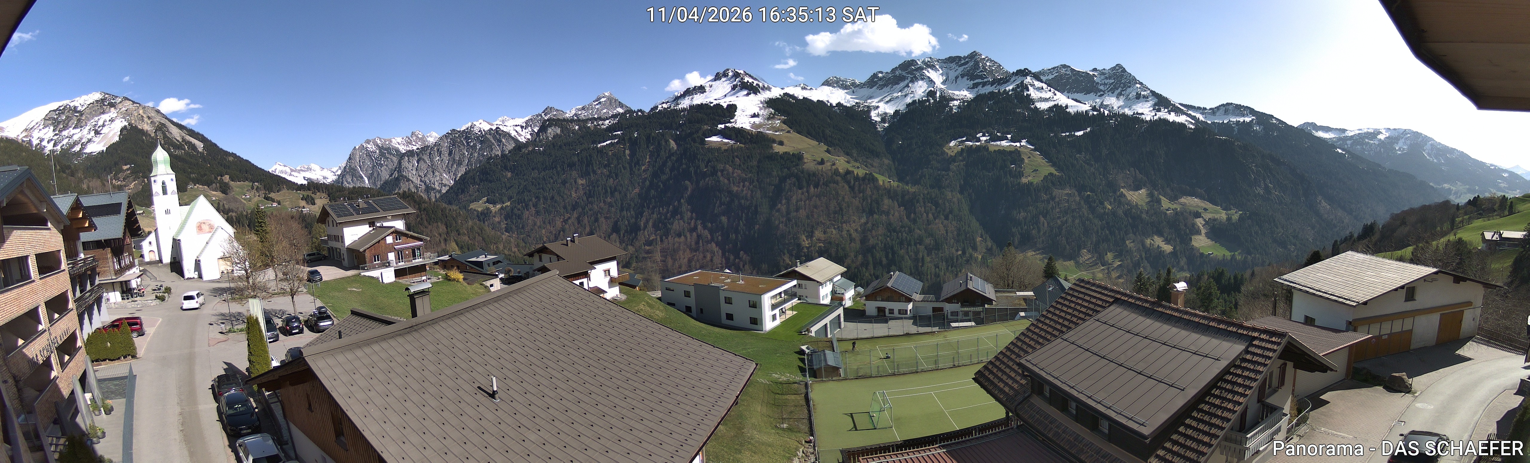 Archiv Foto Webcam Blick Dorf Fontanella