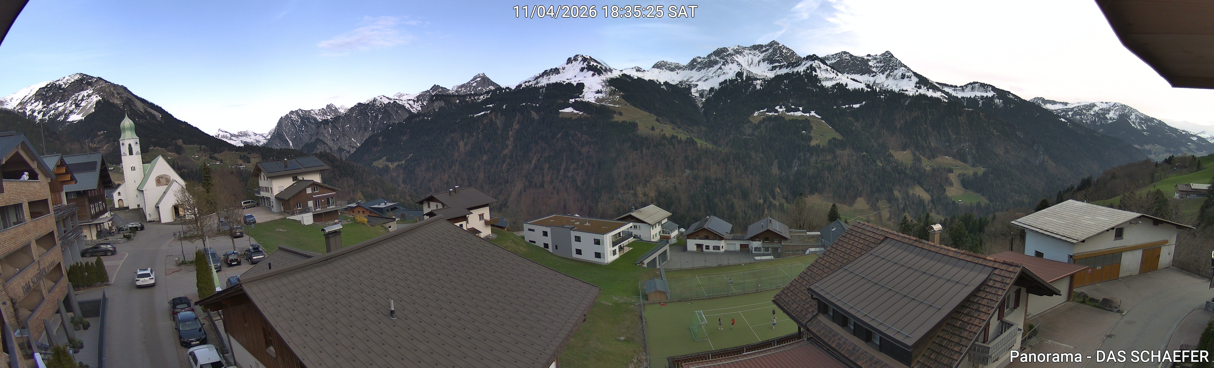 Archiv Foto Webcam Blick Dorf Fontanella