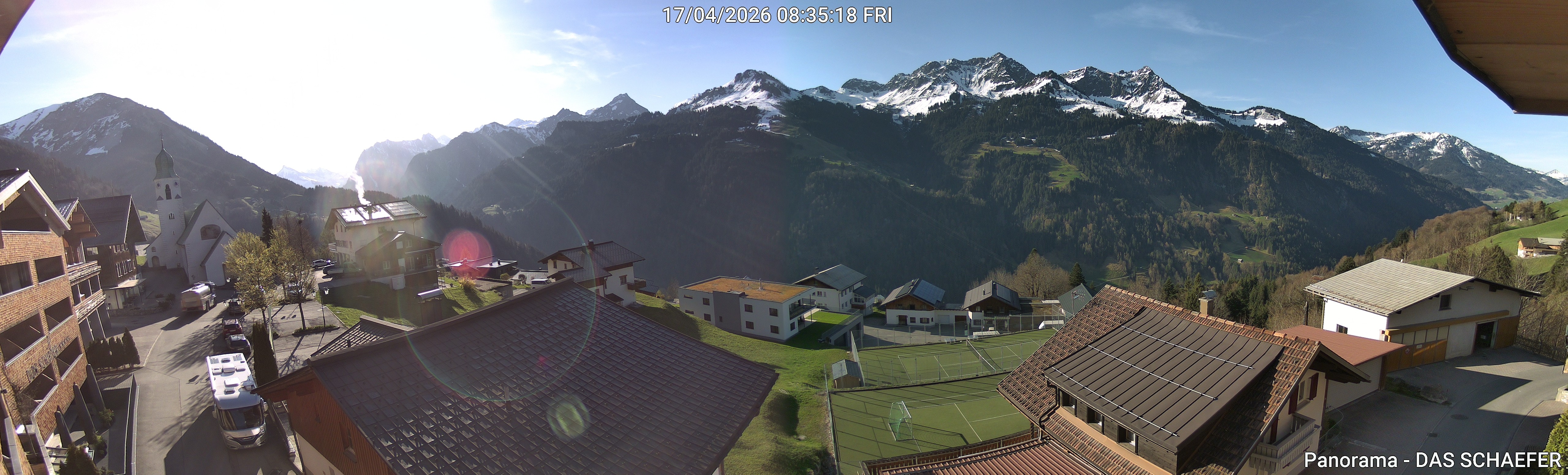 Archiv Foto Webcam Blick Dorf Fontanella