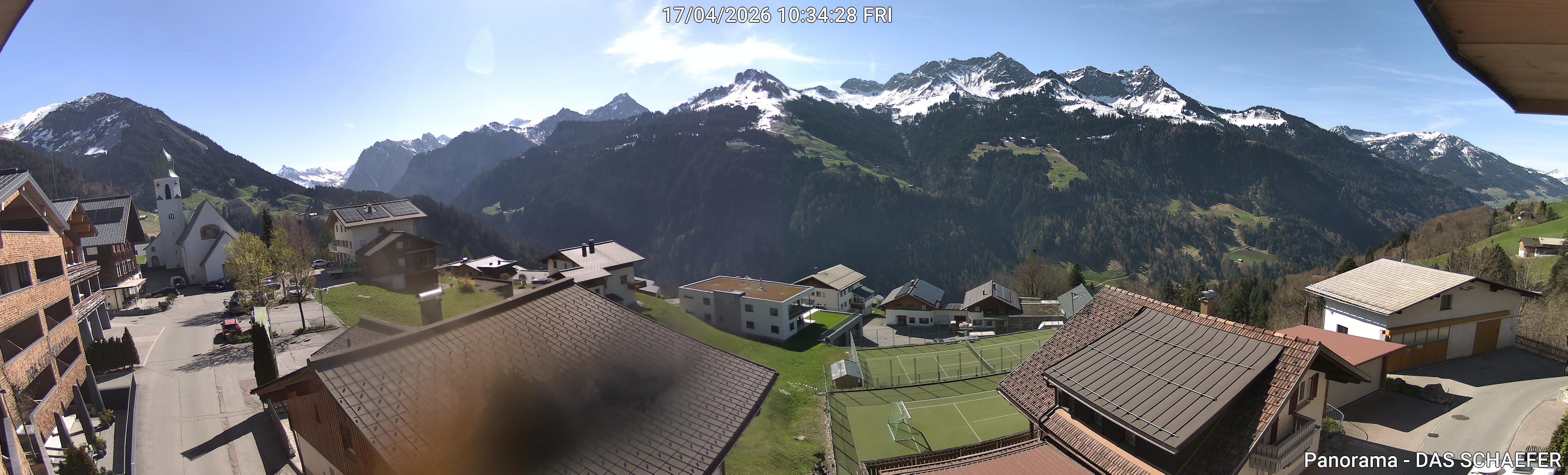 Archiv Foto Webcam Blick Dorf Fontanella