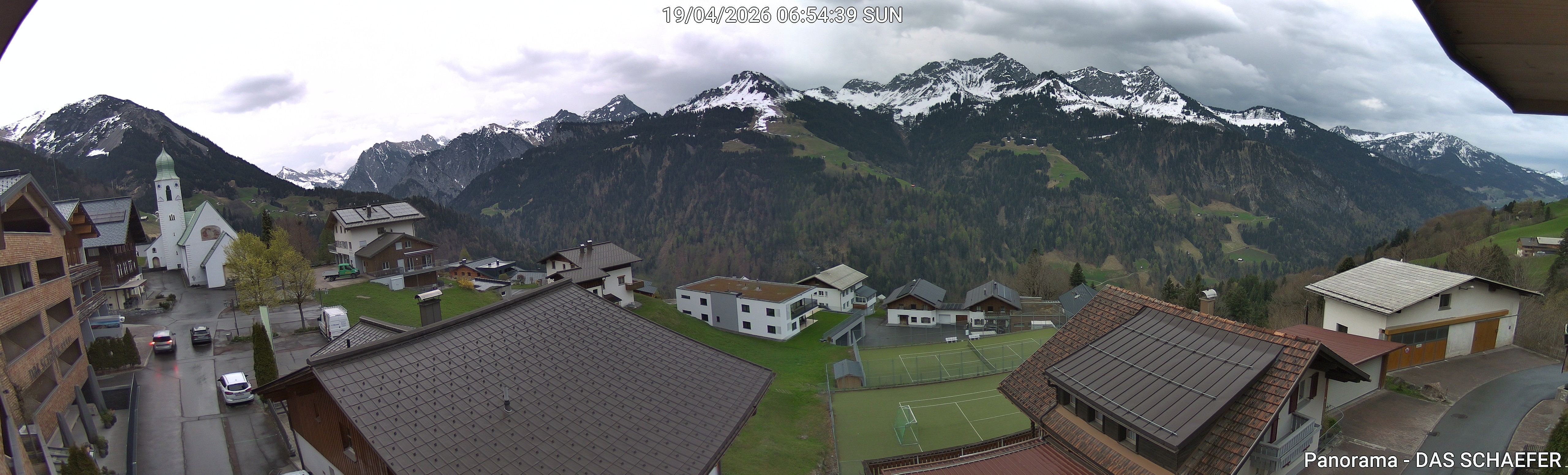 Archiv Foto Webcam Blick Dorf Fontanella