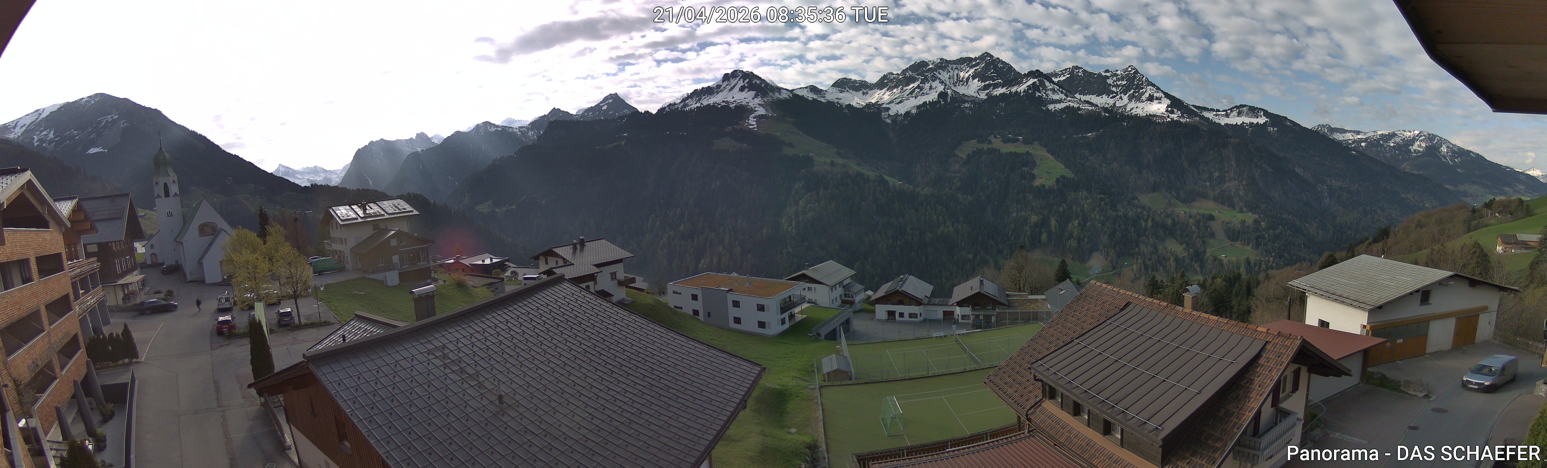 Archiv Foto Webcam Blick Dorf Fontanella