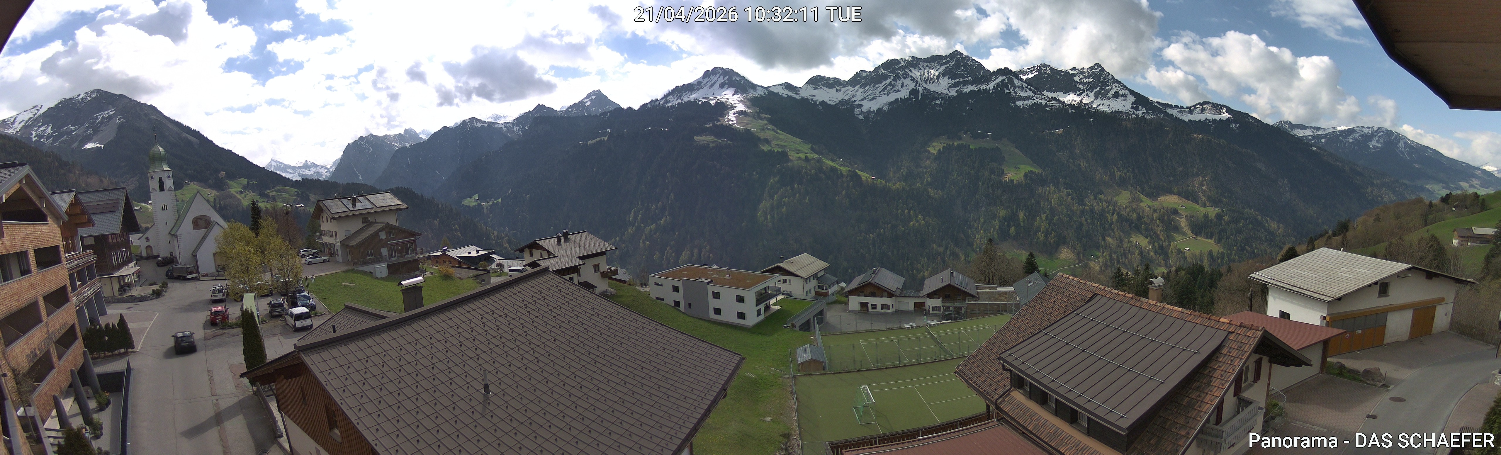 Archiv Foto Webcam Blick Dorf Fontanella