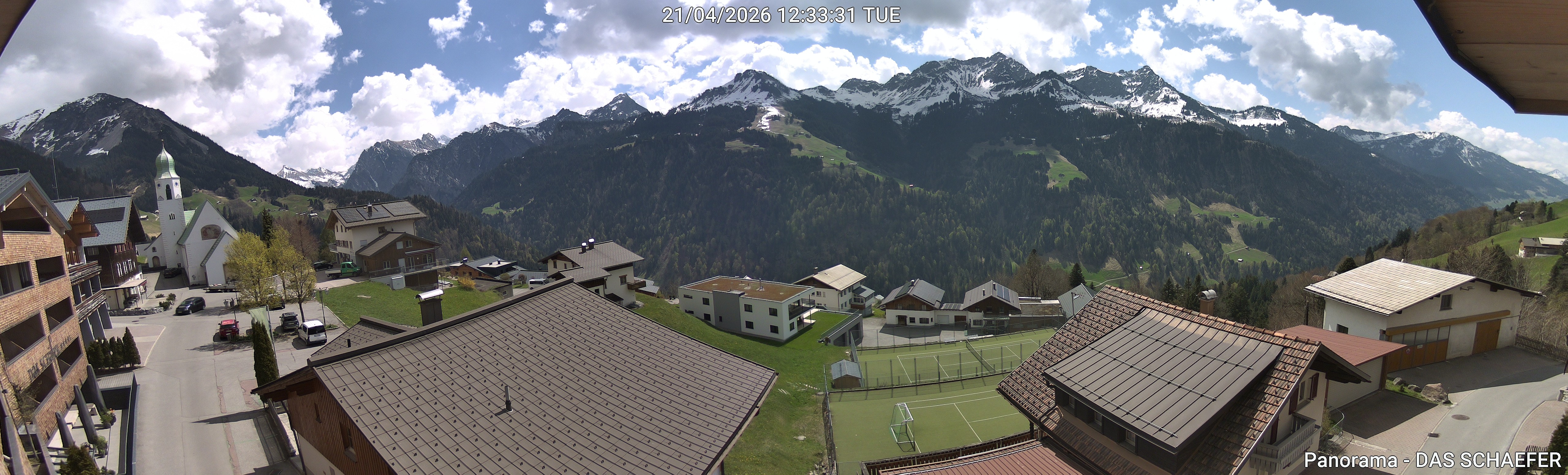 Archiv Foto Webcam Blick Dorf Fontanella