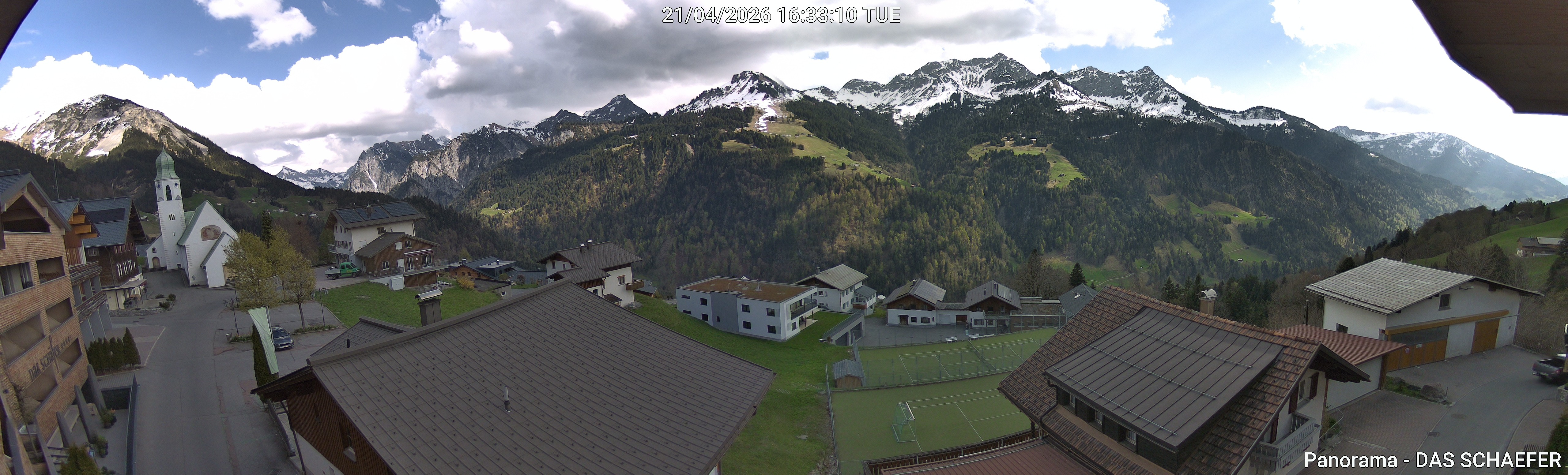 Archiv Foto Webcam Blick Dorf Fontanella