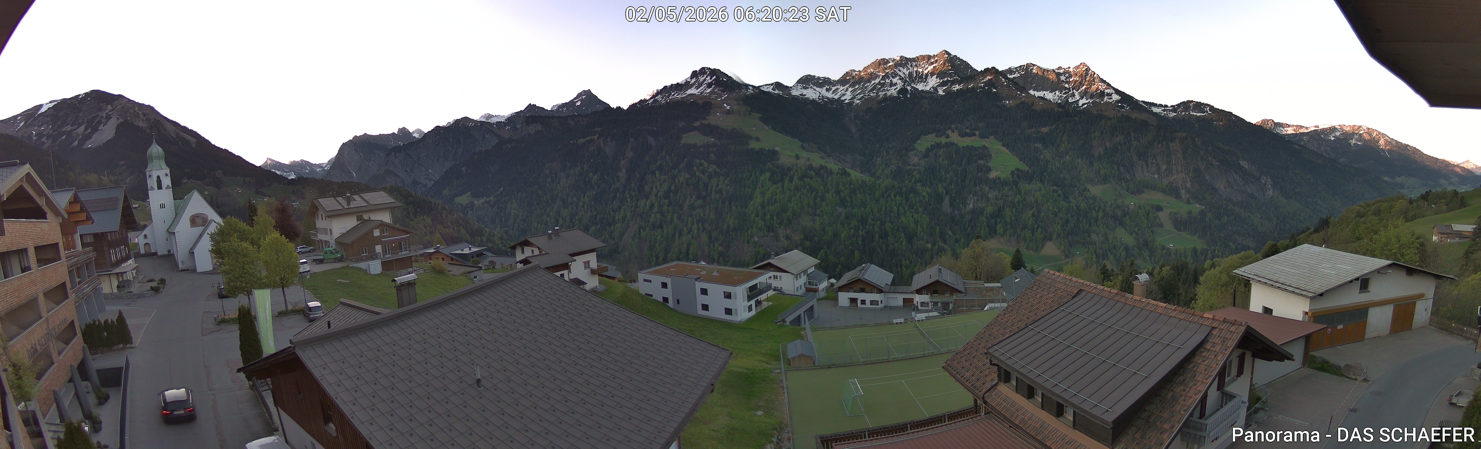 Archiv Foto Webcam Blick Dorf Fontanella