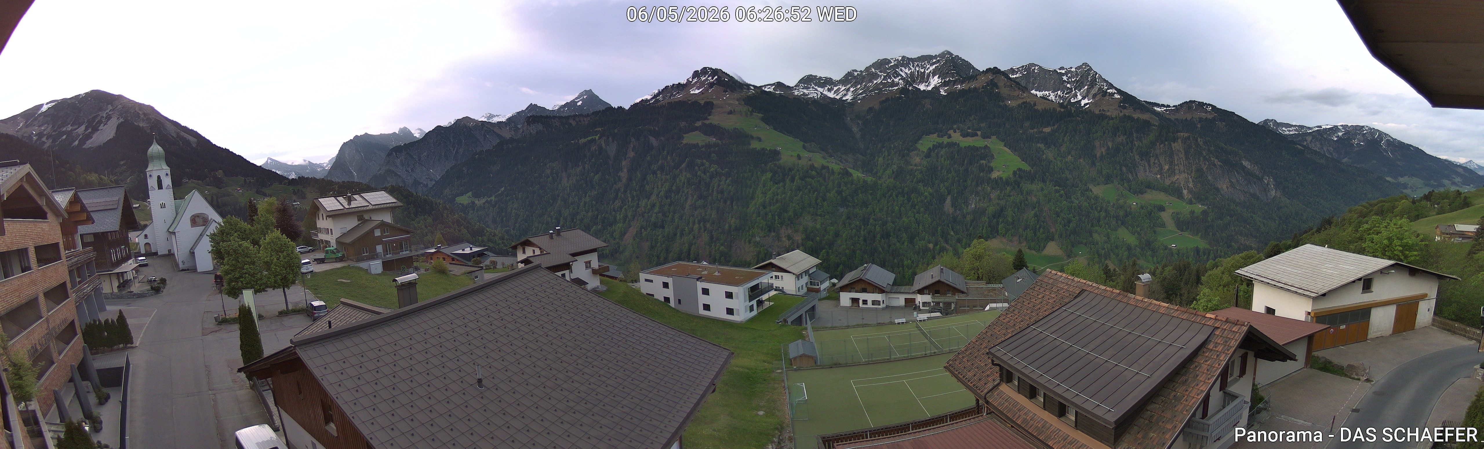 Archiv Foto Webcam Blick Dorf Fontanella