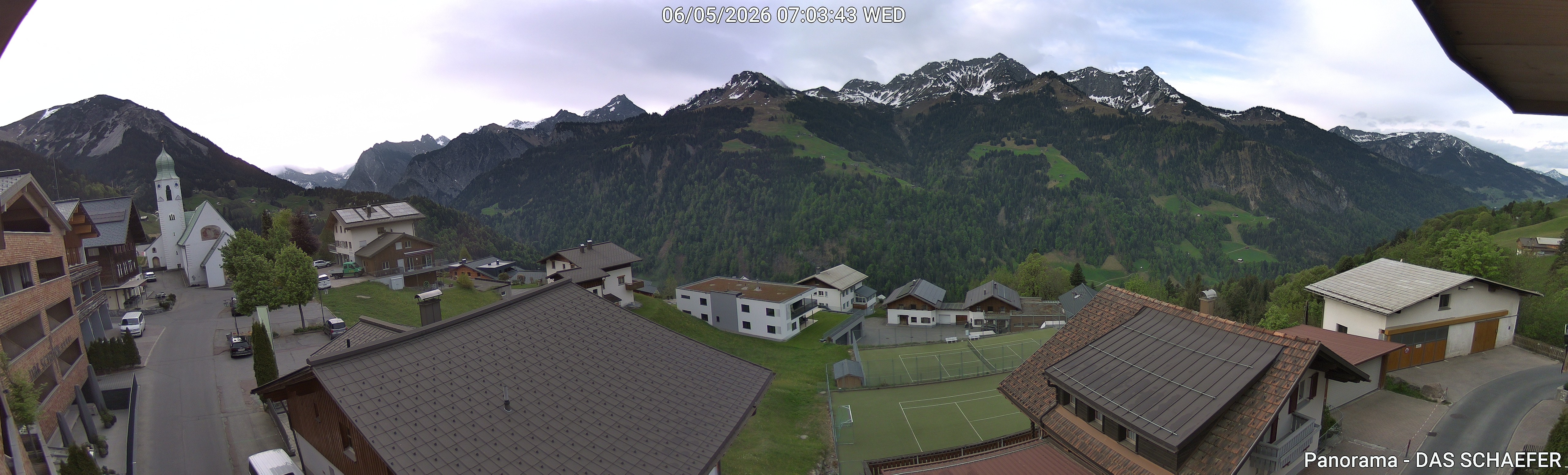 Archiv Foto Webcam Blick Dorf Fontanella