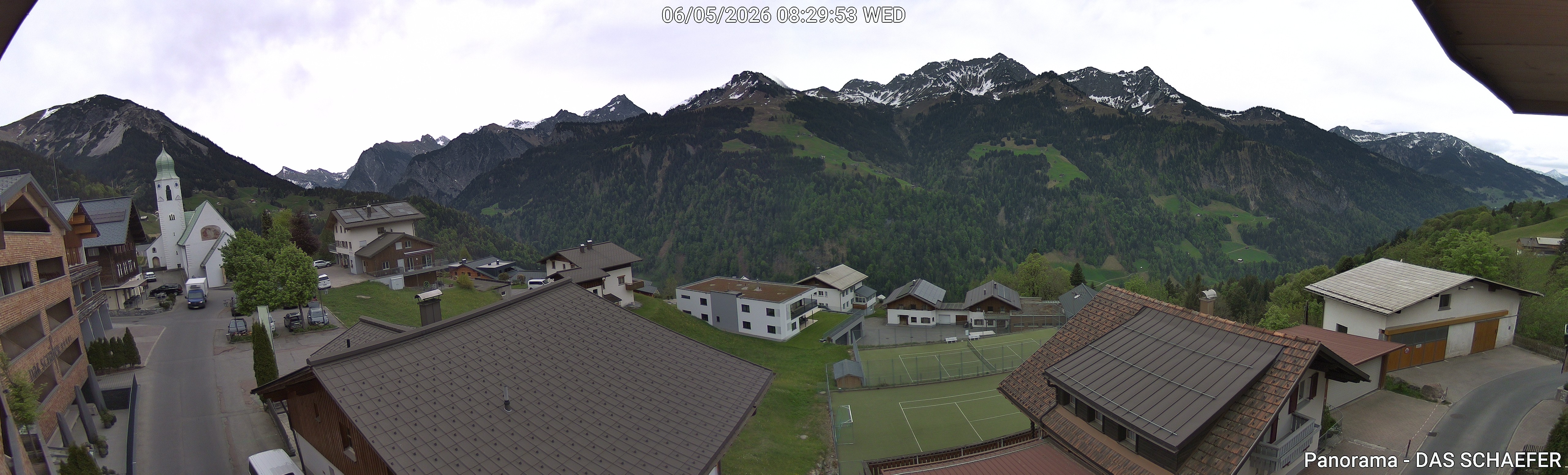 Archiv Foto Webcam Blick Dorf Fontanella