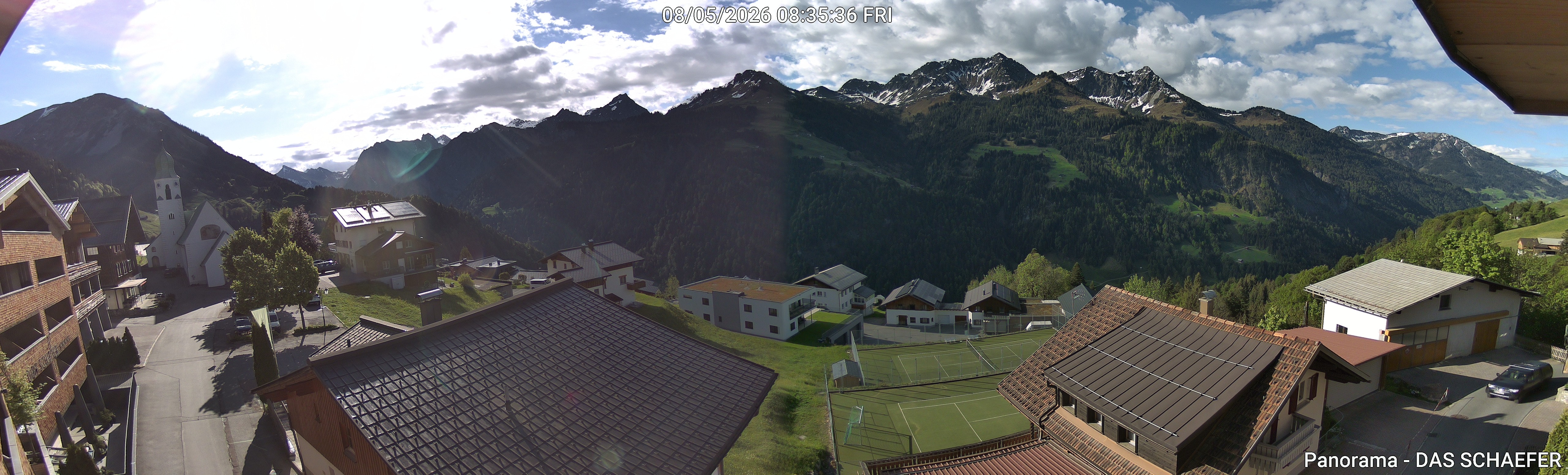 Archiv Foto Webcam Blick Dorf Fontanella
