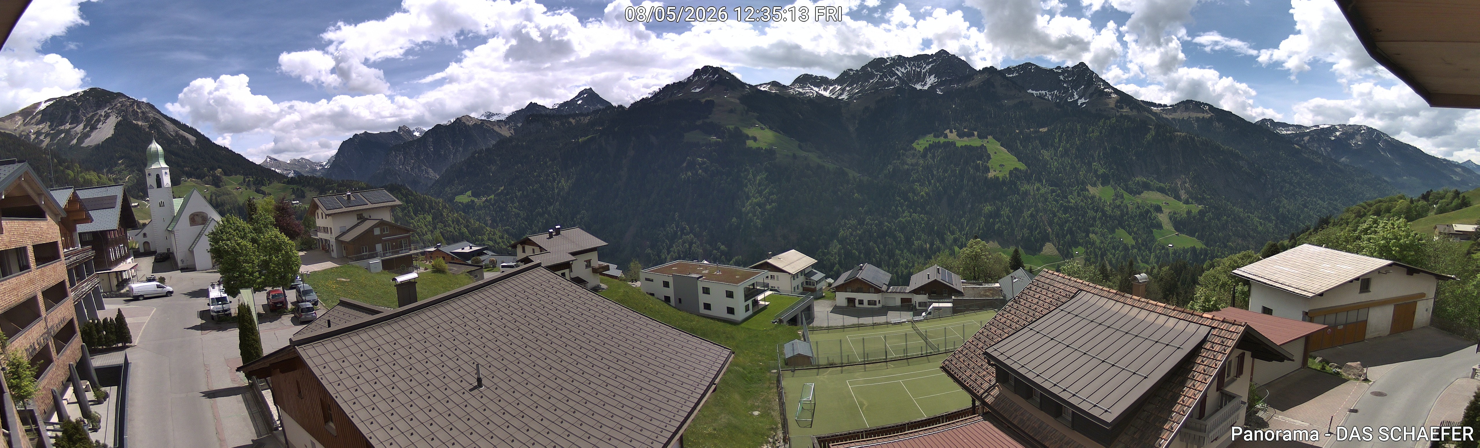 Archiv Foto Webcam Blick Dorf Fontanella