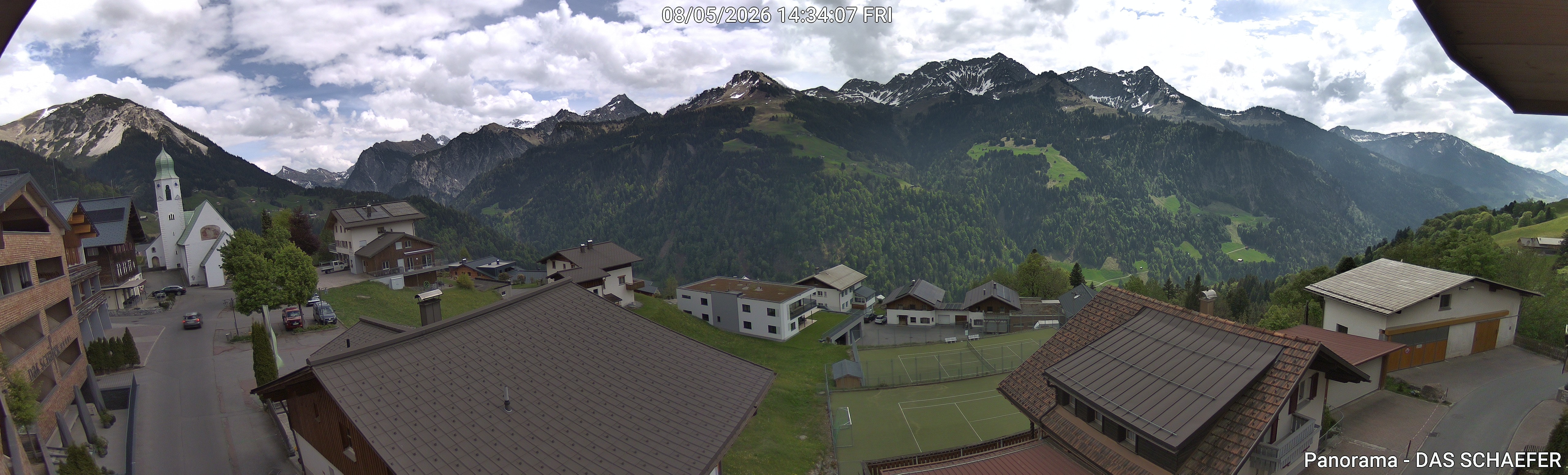 Archiv Foto Webcam Blick Dorf Fontanella