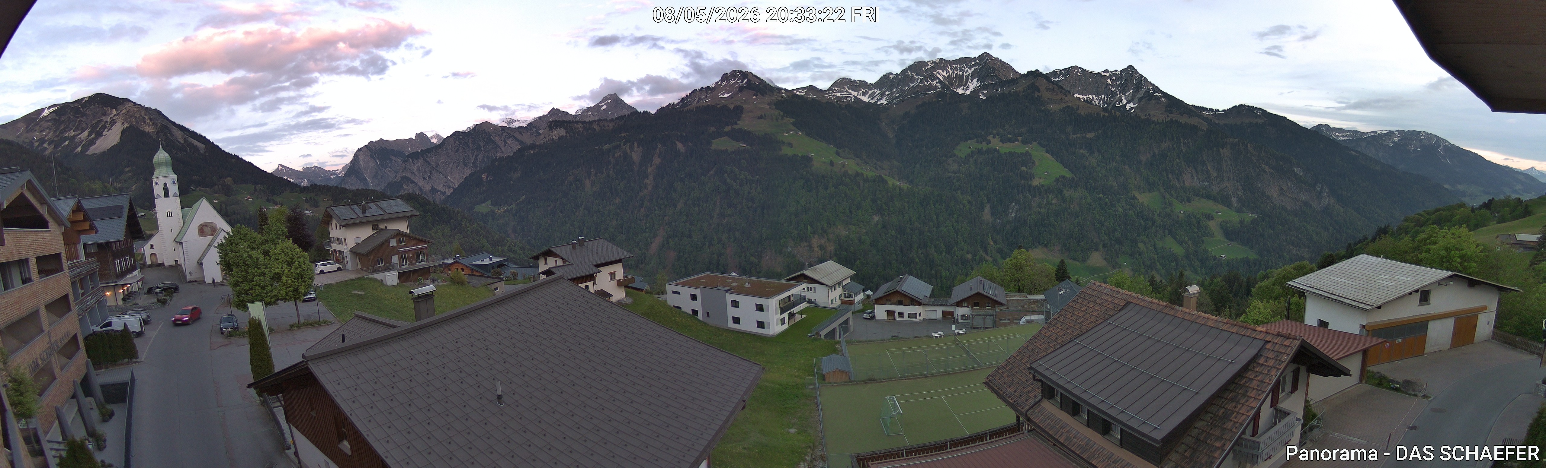 Archiv Foto Webcam Blick Dorf Fontanella