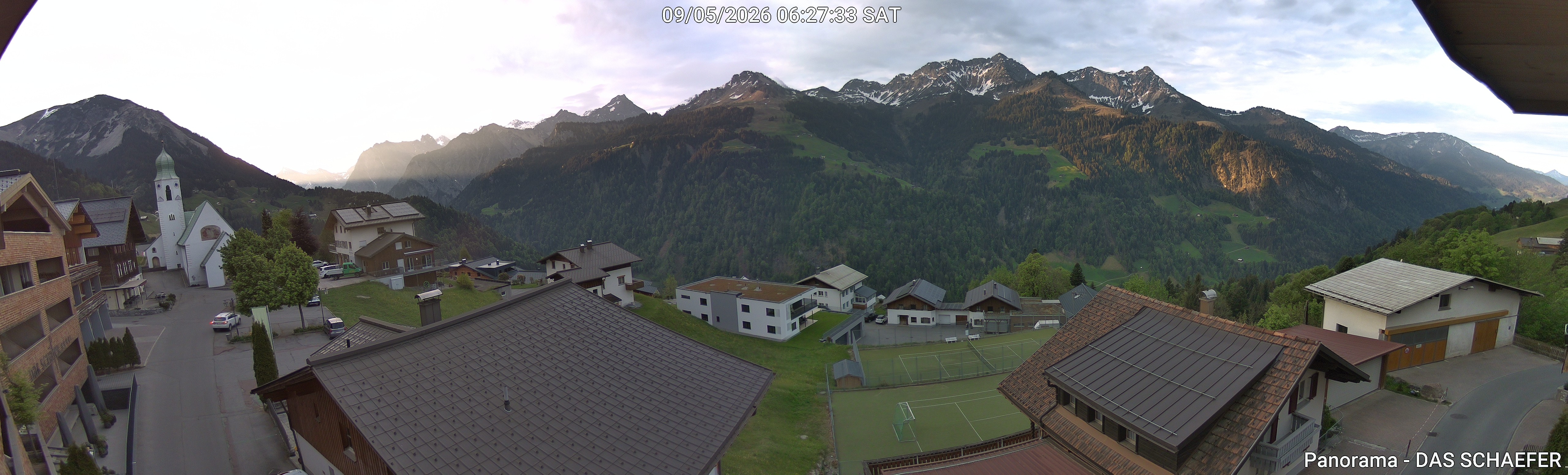 Archiv Foto Webcam Blick Dorf Fontanella