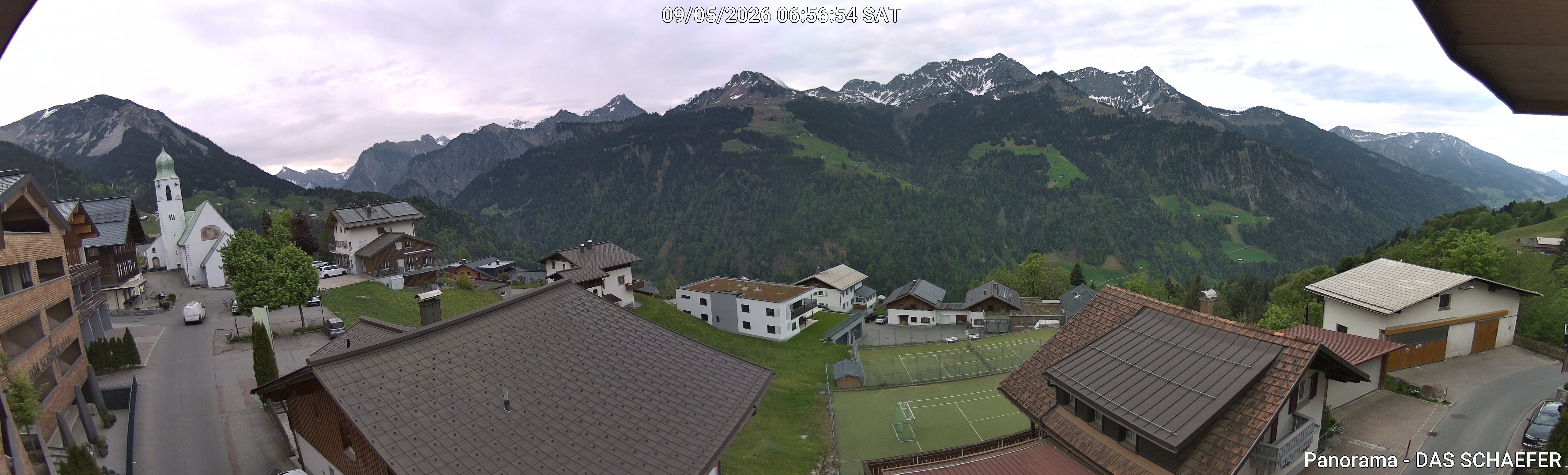 Archiv Foto Webcam Blick Dorf Fontanella