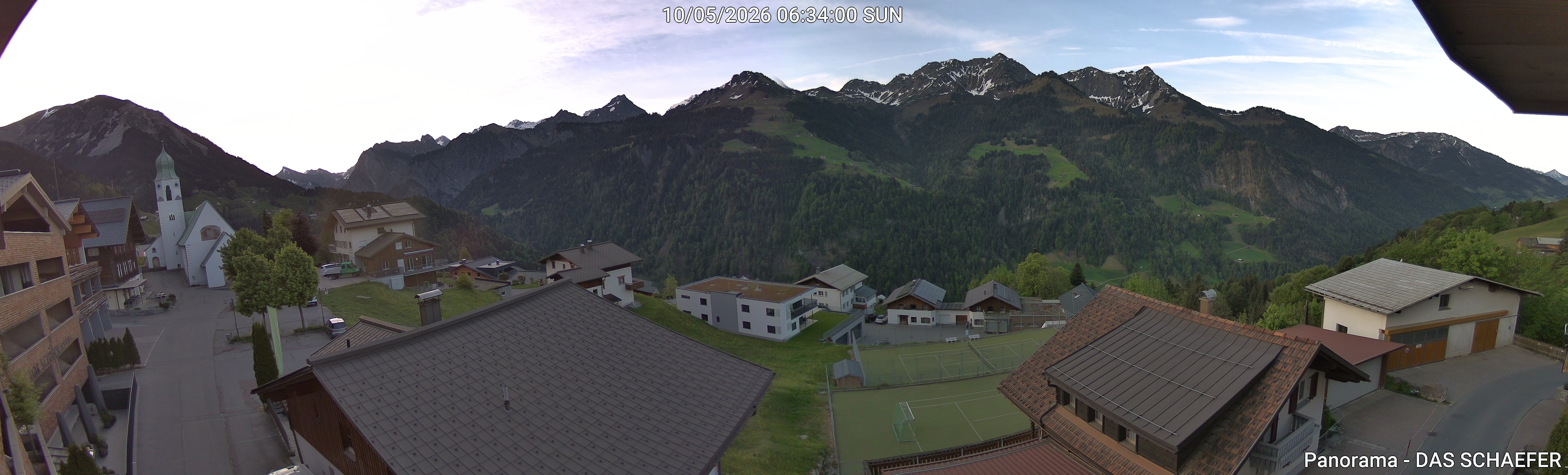 Archiv Foto Webcam Blick Dorf Fontanella