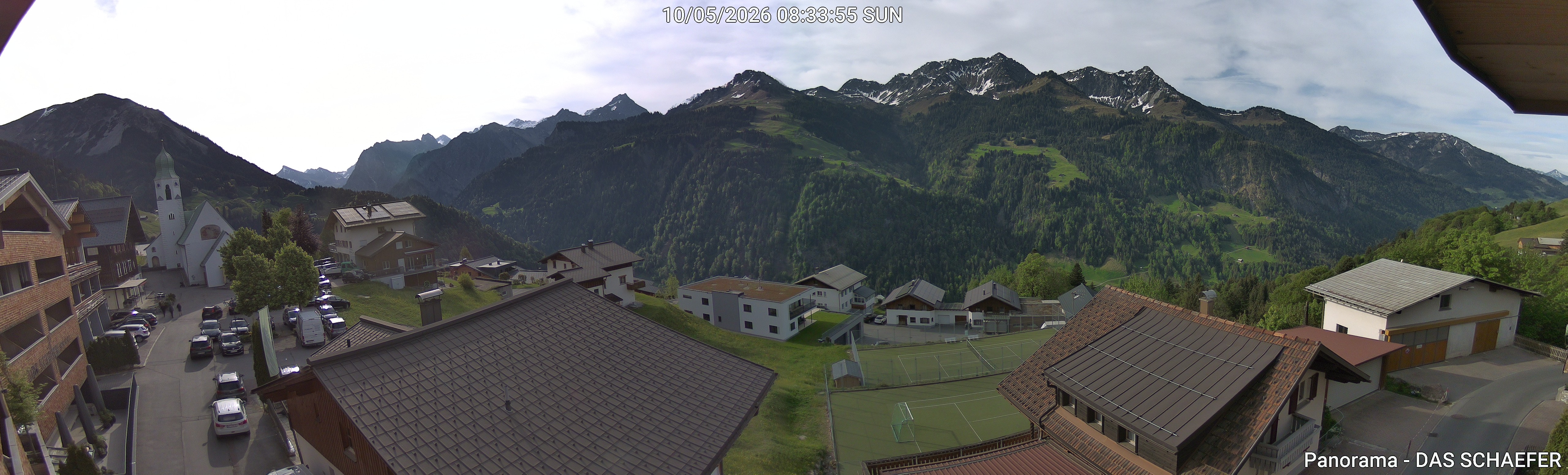 Archiv Foto Webcam Blick Dorf Fontanella