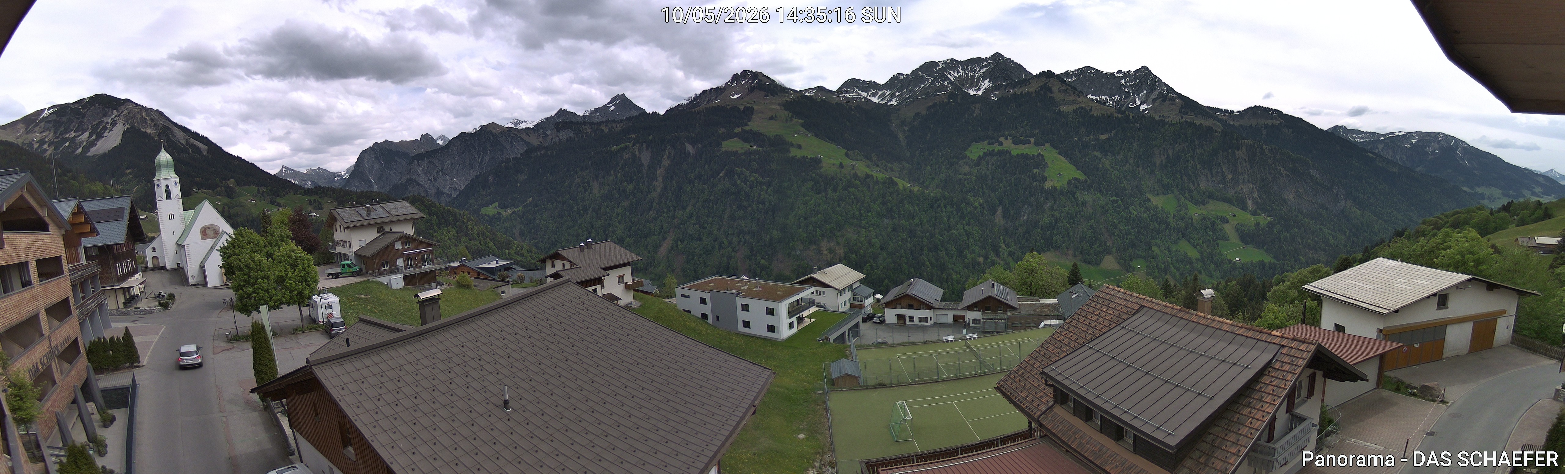 Archiv Foto Webcam Blick Dorf Fontanella