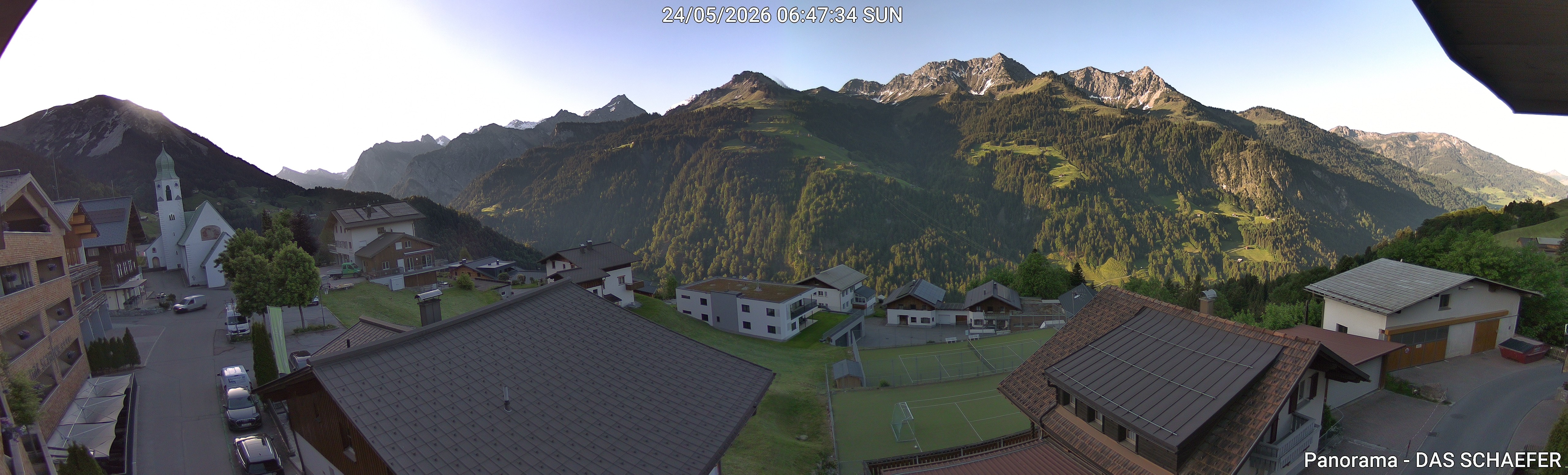 Archiv Foto Webcam Blick Dorf Fontanella