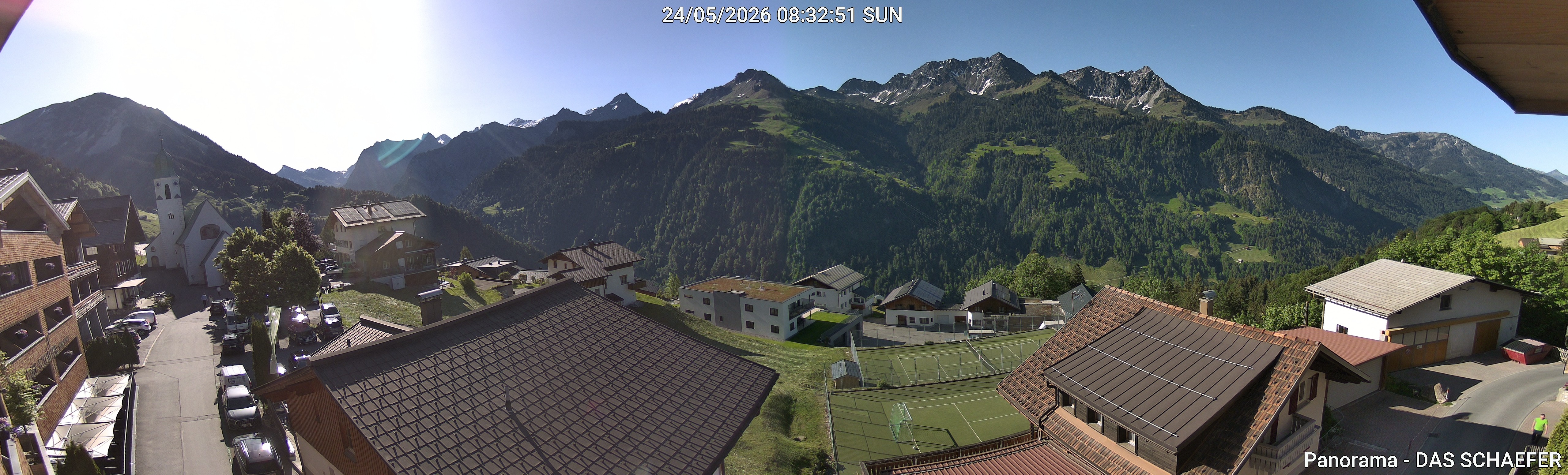 Archiv Foto Webcam Blick Dorf Fontanella