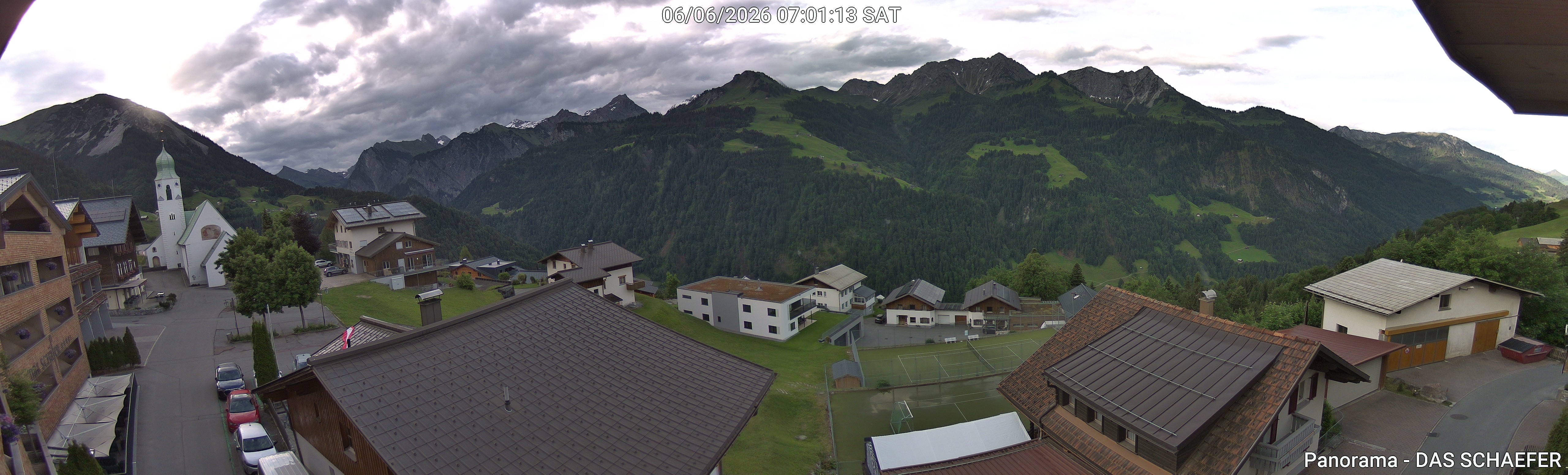 Archiv Foto Webcam Blick Dorf Fontanella