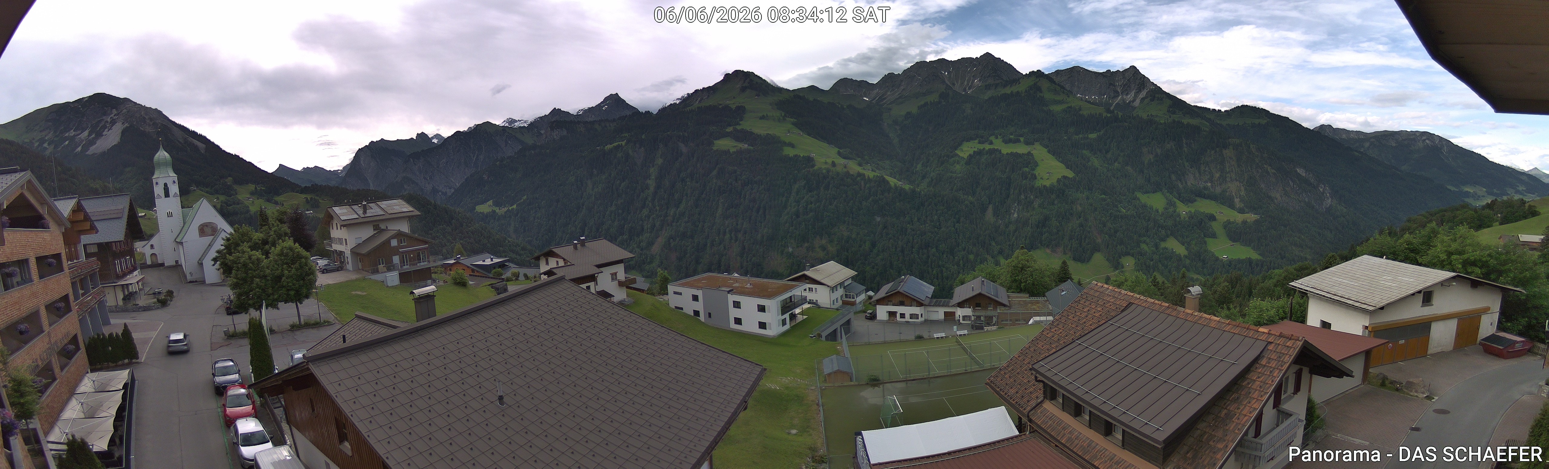 Archiv Foto Webcam Blick Dorf Fontanella