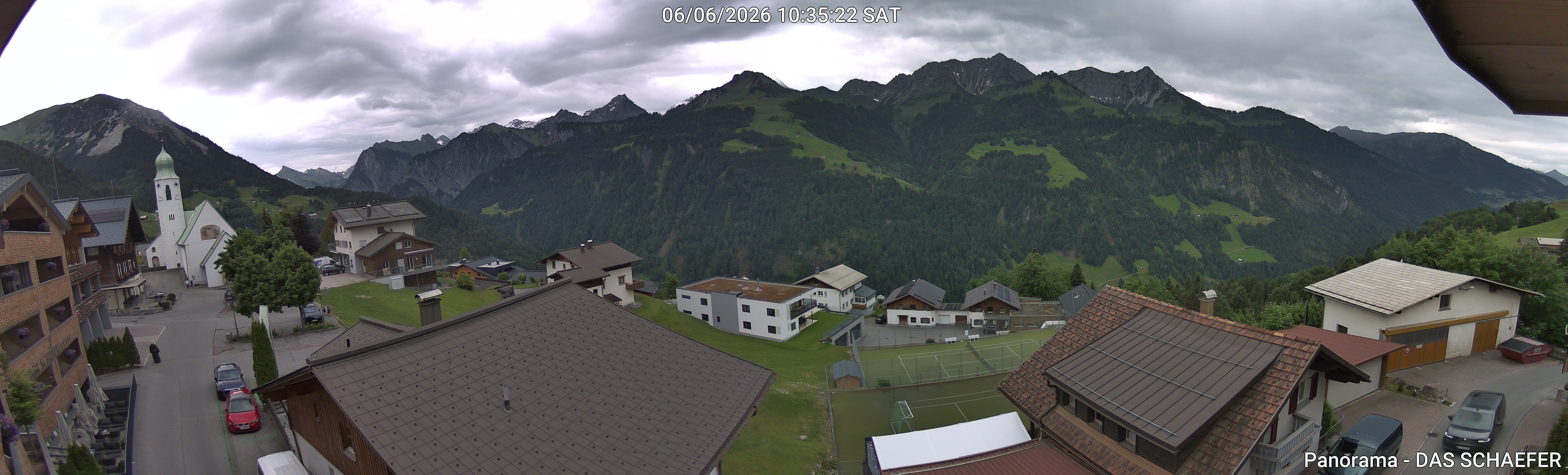 Archiv Foto Webcam Blick Dorf Fontanella