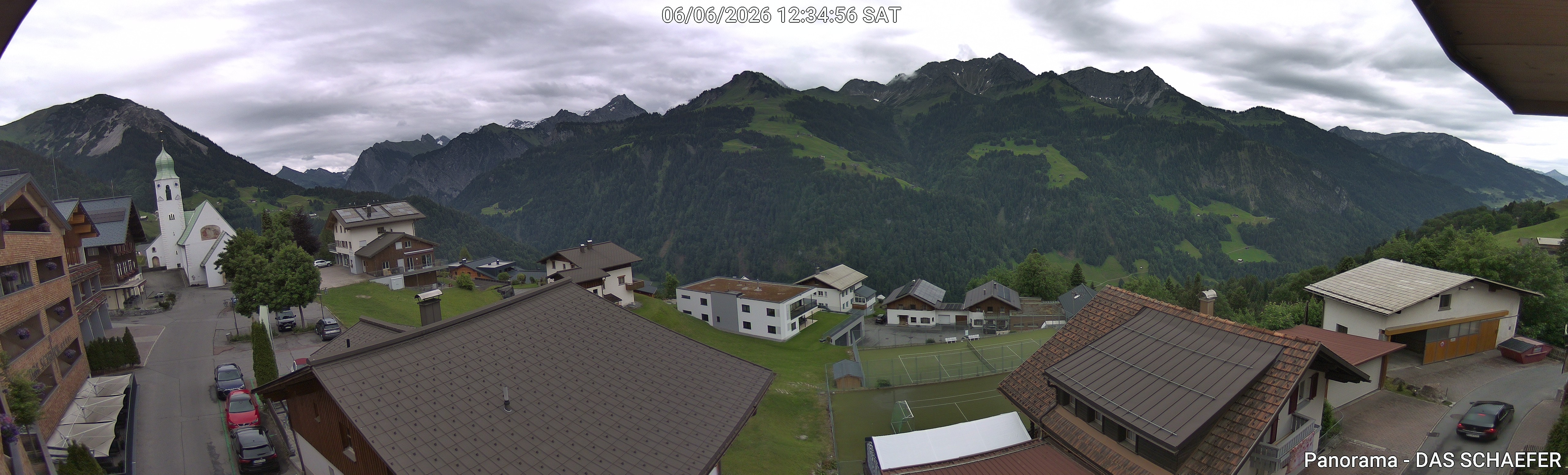 Archiv Foto Webcam Blick Dorf Fontanella