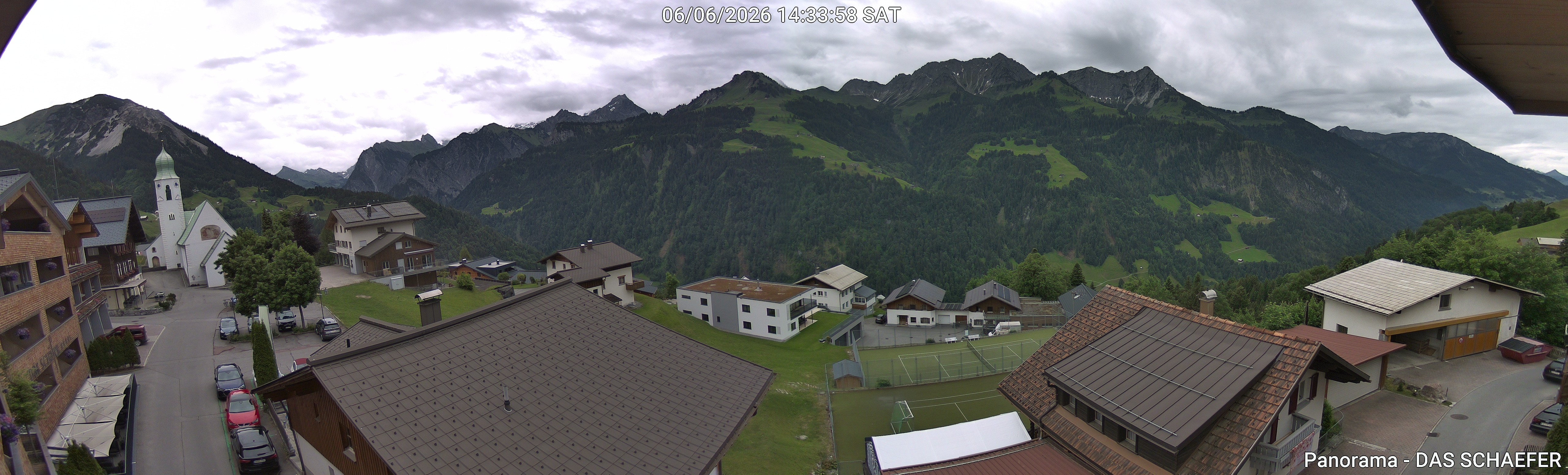 Archiv Foto Webcam Blick Dorf Fontanella