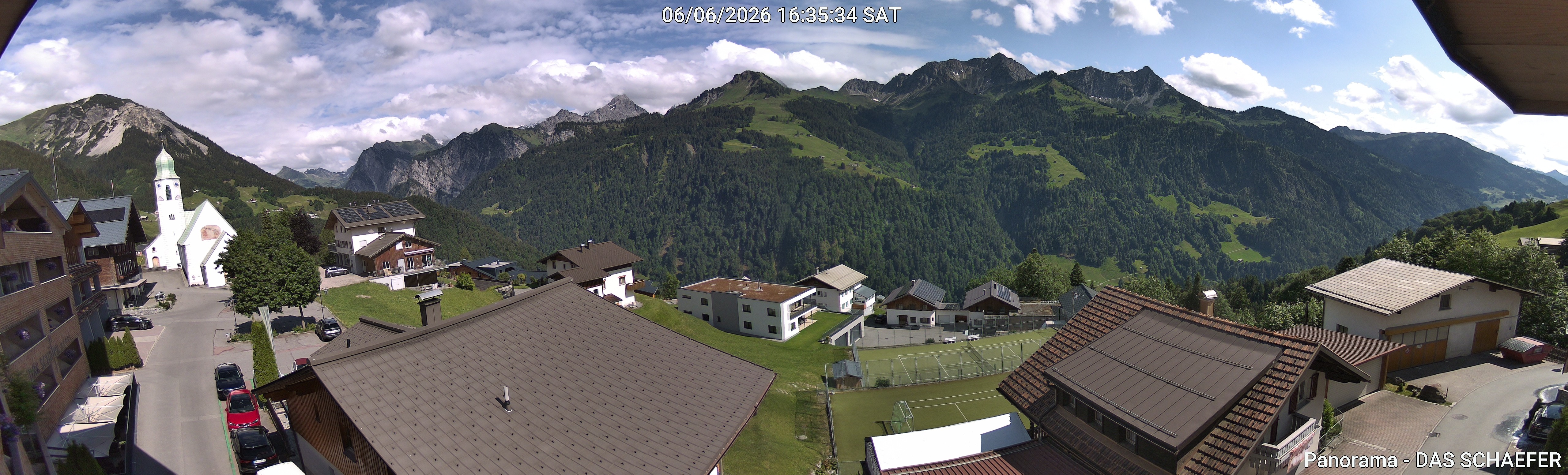 Archiv Foto Webcam Blick Dorf Fontanella