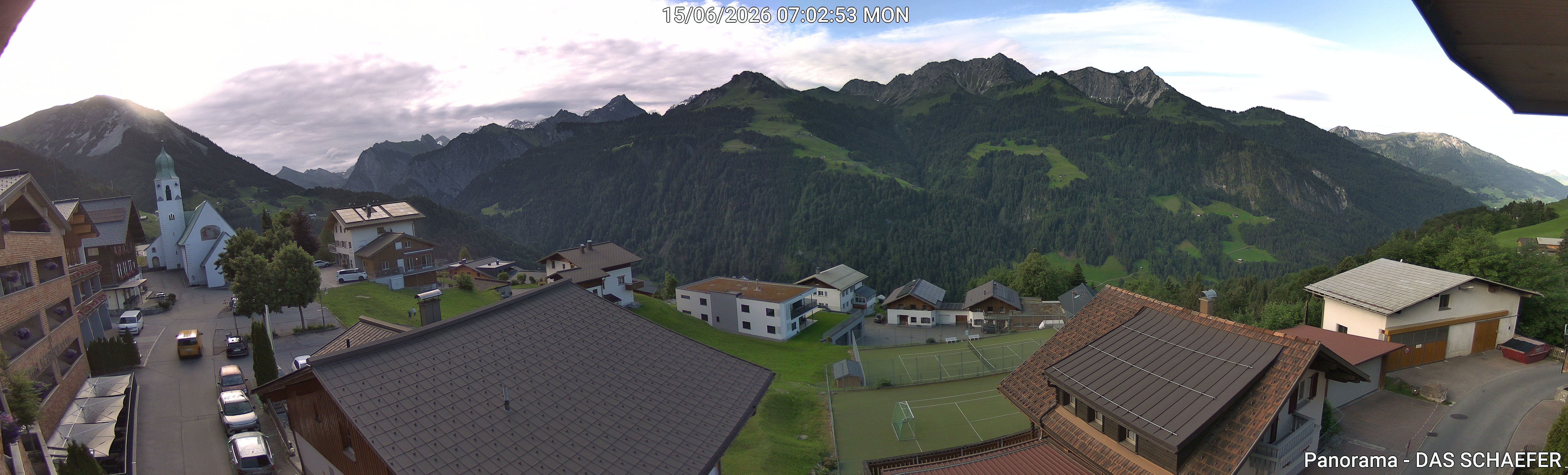 Archiv Foto Webcam Blick Dorf Fontanella