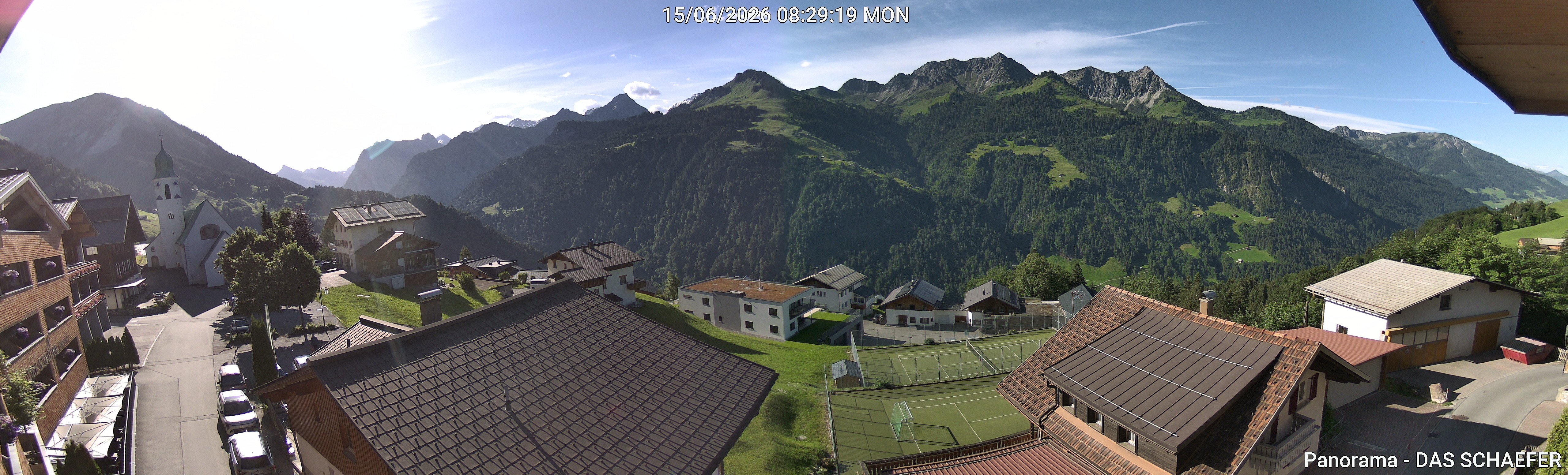 Archiv Foto Webcam Blick Dorf Fontanella