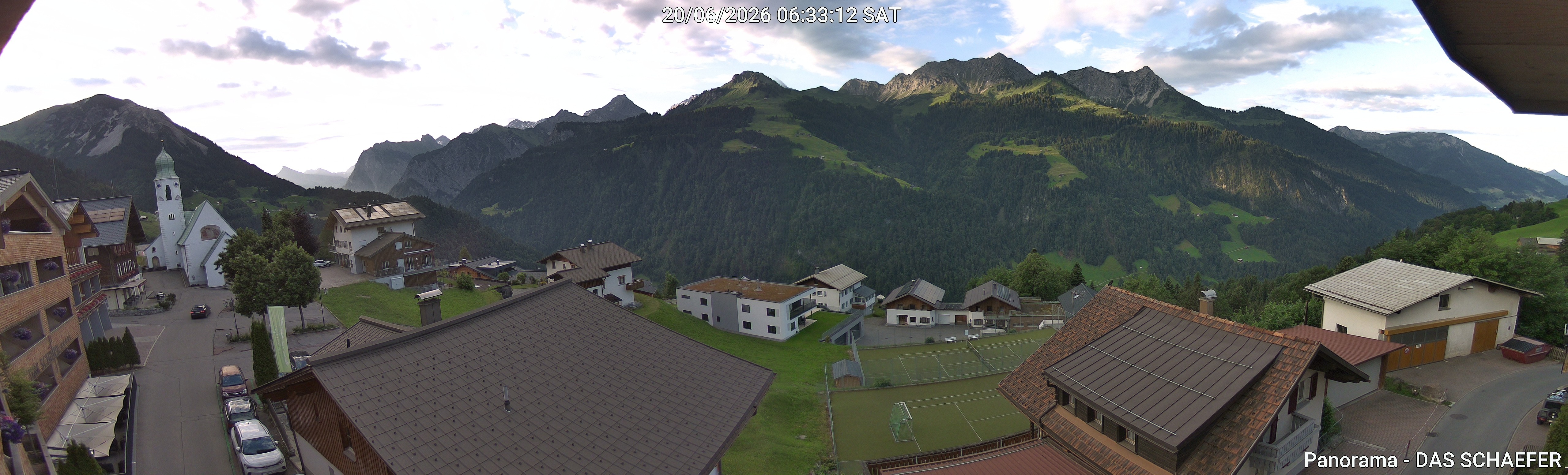 Archiv Foto Webcam Blick Dorf Fontanella