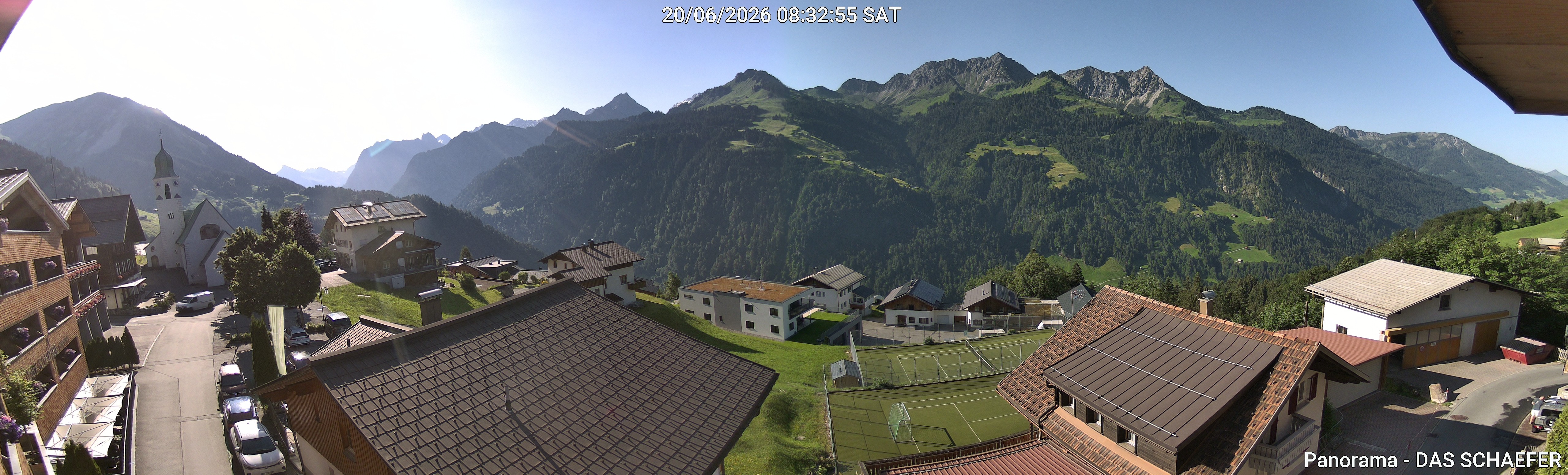 Archiv Foto Webcam Blick Dorf Fontanella